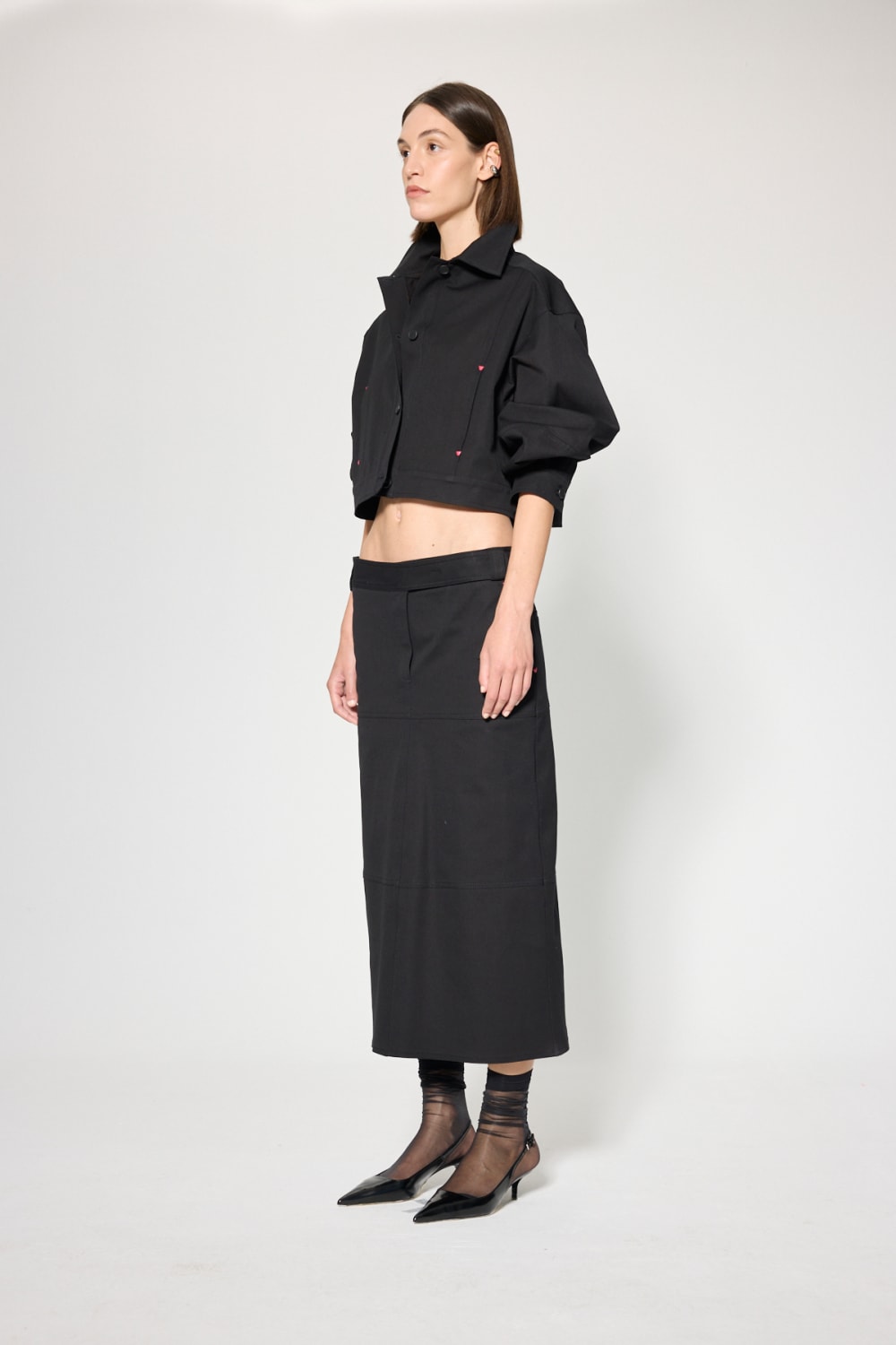 Partners of Tomorrow-Oversize Crop Ceket-Ceket-2-fleurdirect.live