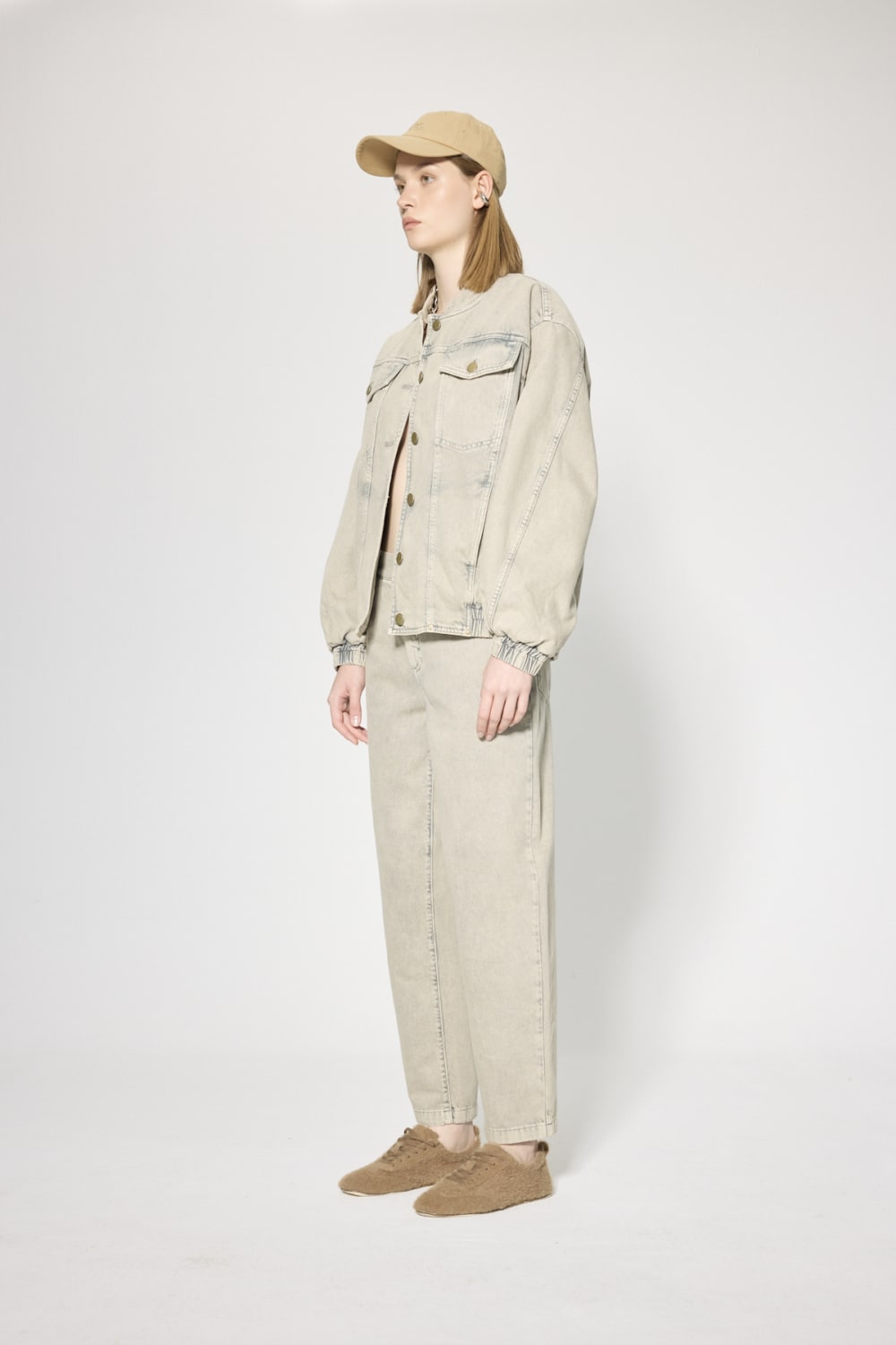Partners of Tomorrow-Rahat Kapitoneli Non-denim Mont-Ceket-2-fleurdirect.live