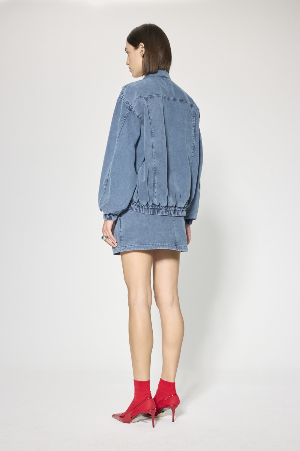 Partners of Tomorrow-Rahat Kapitoneli Non-denim Mont-Ceket-3-fleurdirect.live