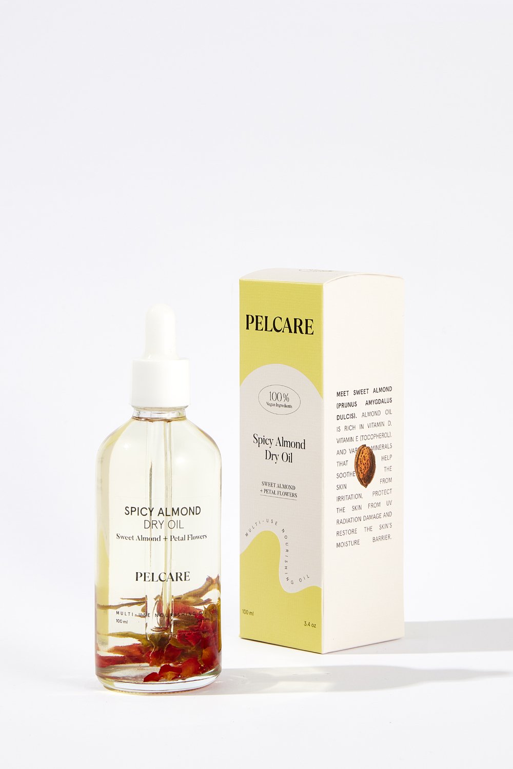 Pelcare-Spicy Almond Dry Oil - Tatli Badem Yaği İçeren Çok Amaçli Kuruyağ-Vücut Yağı-4-fleurdirect.live