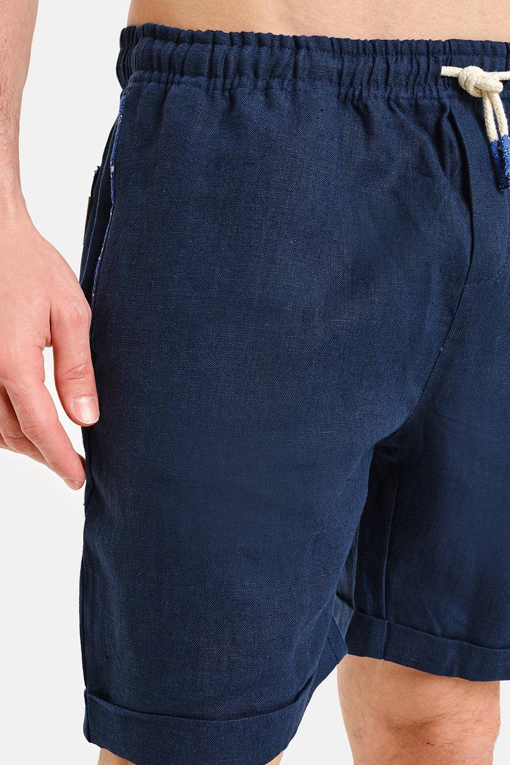 Peninsula-Linen Basket Short Pant Stromboli-Şort-2-fleurdirect.live
