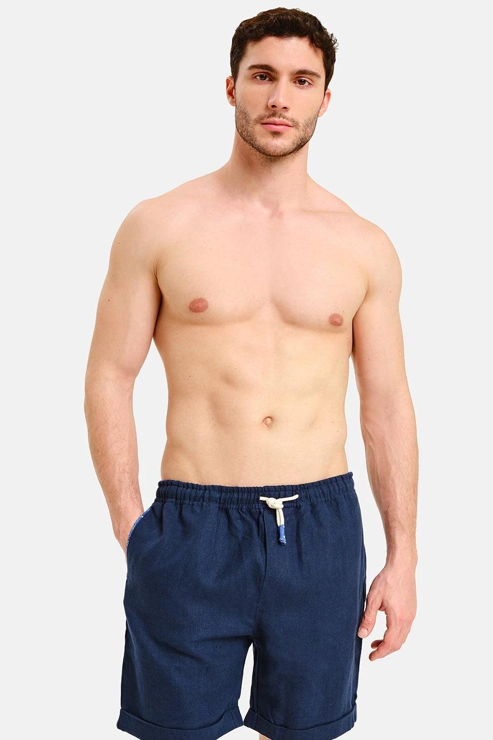 Peninsula-Linen Basket Short Pant Stromboli-Şort-4-fleurdirect.live