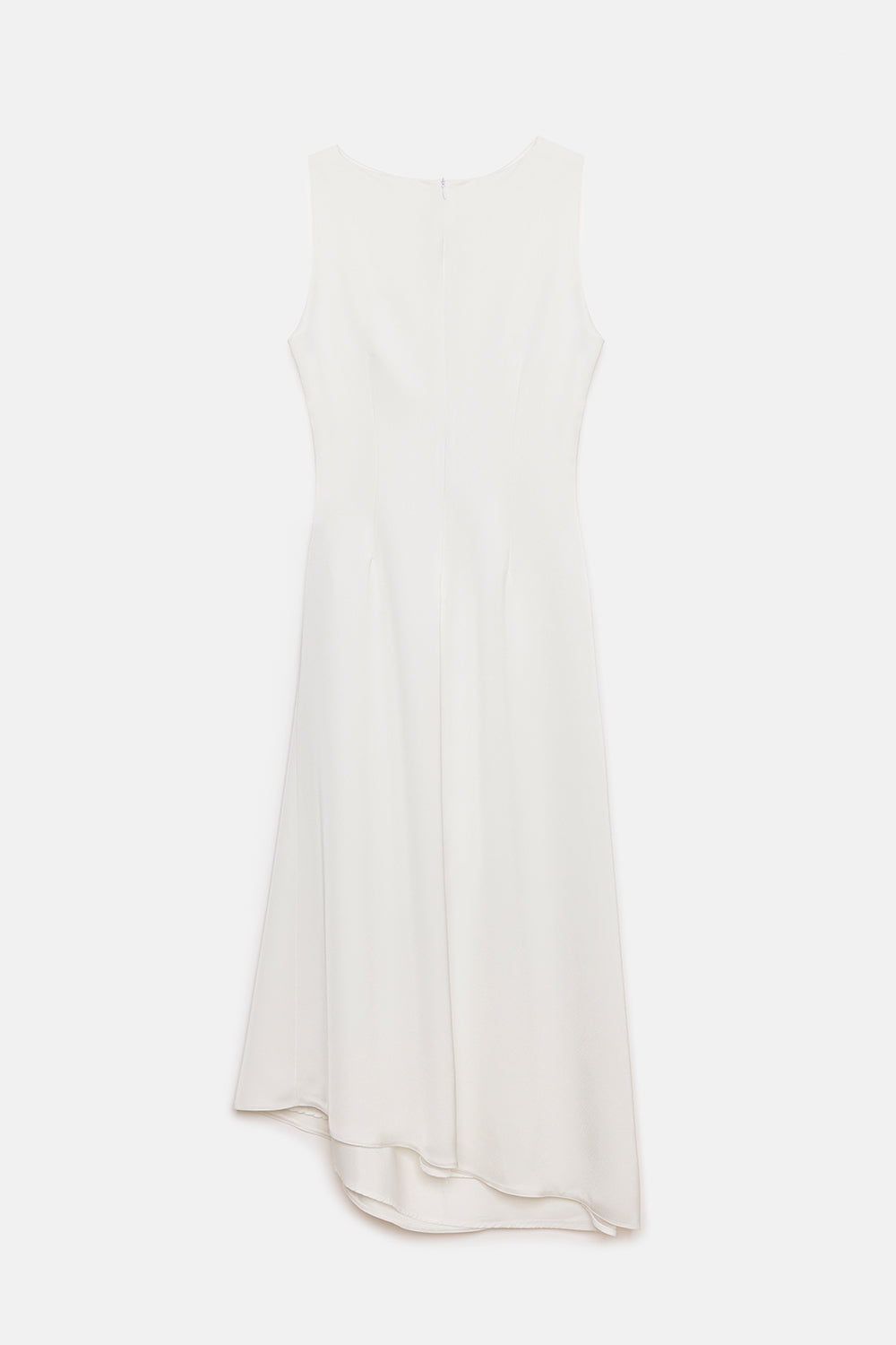 Peploum-Amor Draped Sateen Dress-Elbise-7-fleurdirect.live