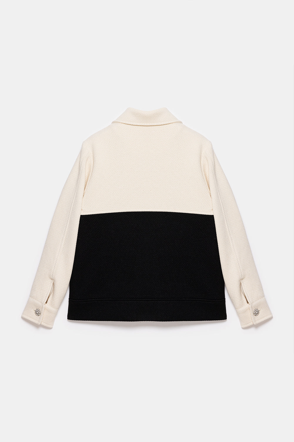 Peploum-Anne Bouny Contrast Weaving Jacket-Ceket-9-fleurdirect.live