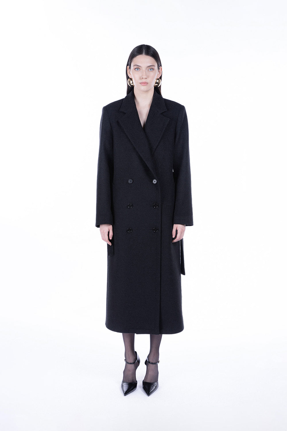 Peploum-Harlow Wool Blend Suiting Coat-Kaban-1-fleurdirect.live