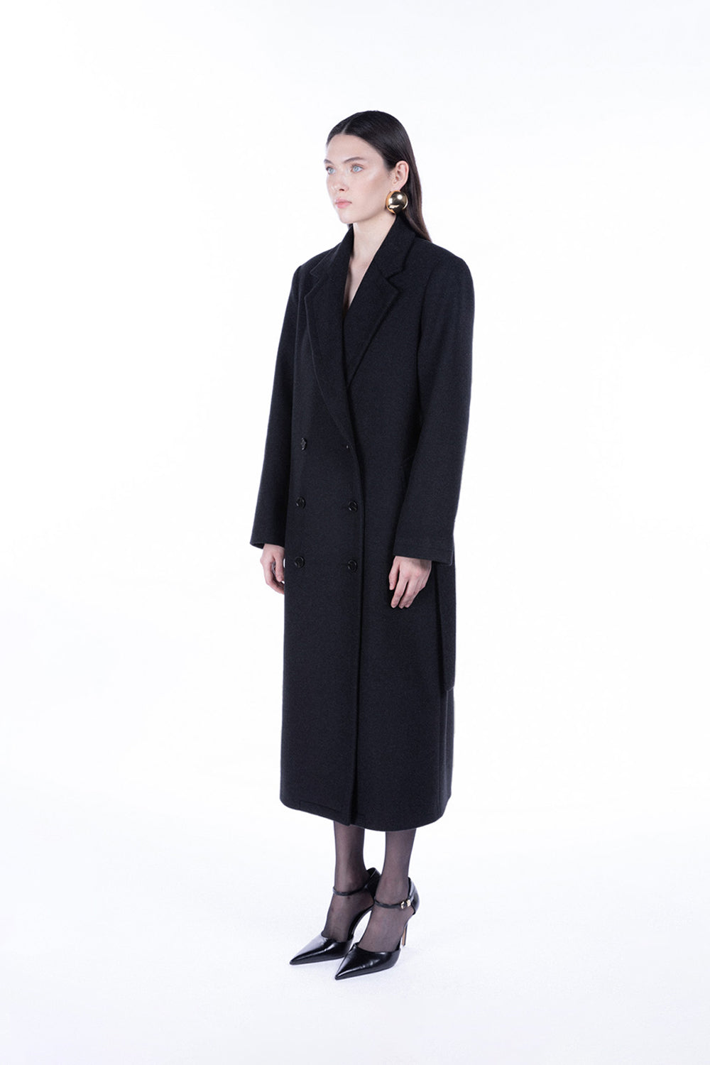 Peploum-Harlow Wool Blend Suiting Coat-Kaban-2-fleurdirect.live