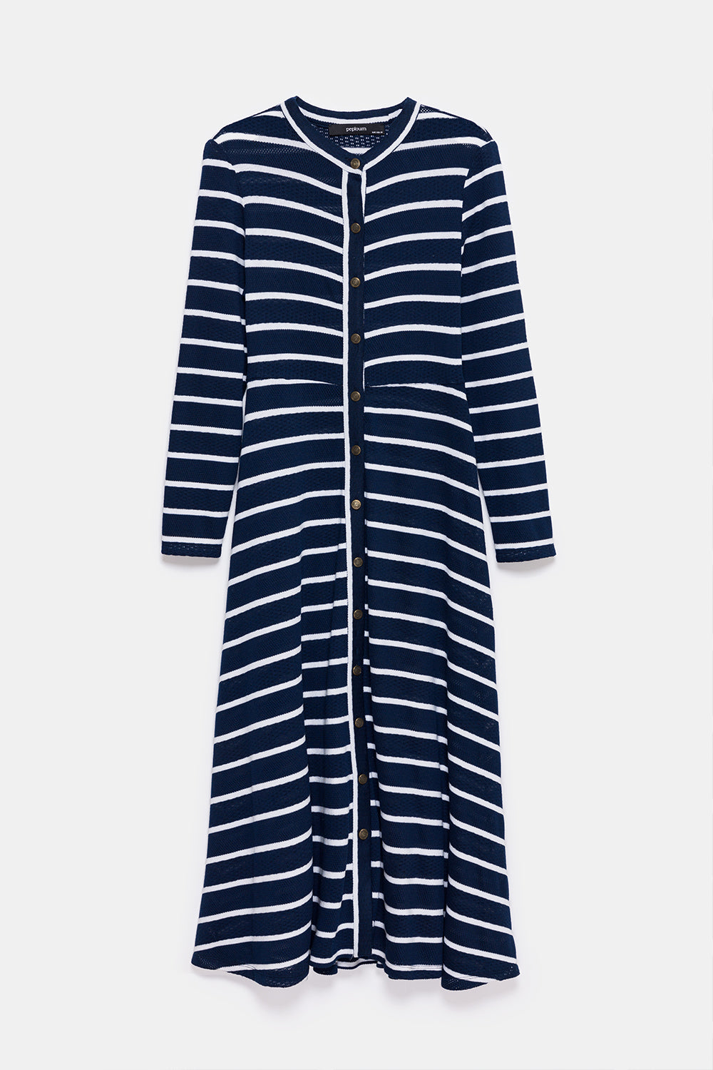 Peploum-Marianne Stripe Maxi Dress-Elbise-1-fleurdirect.live