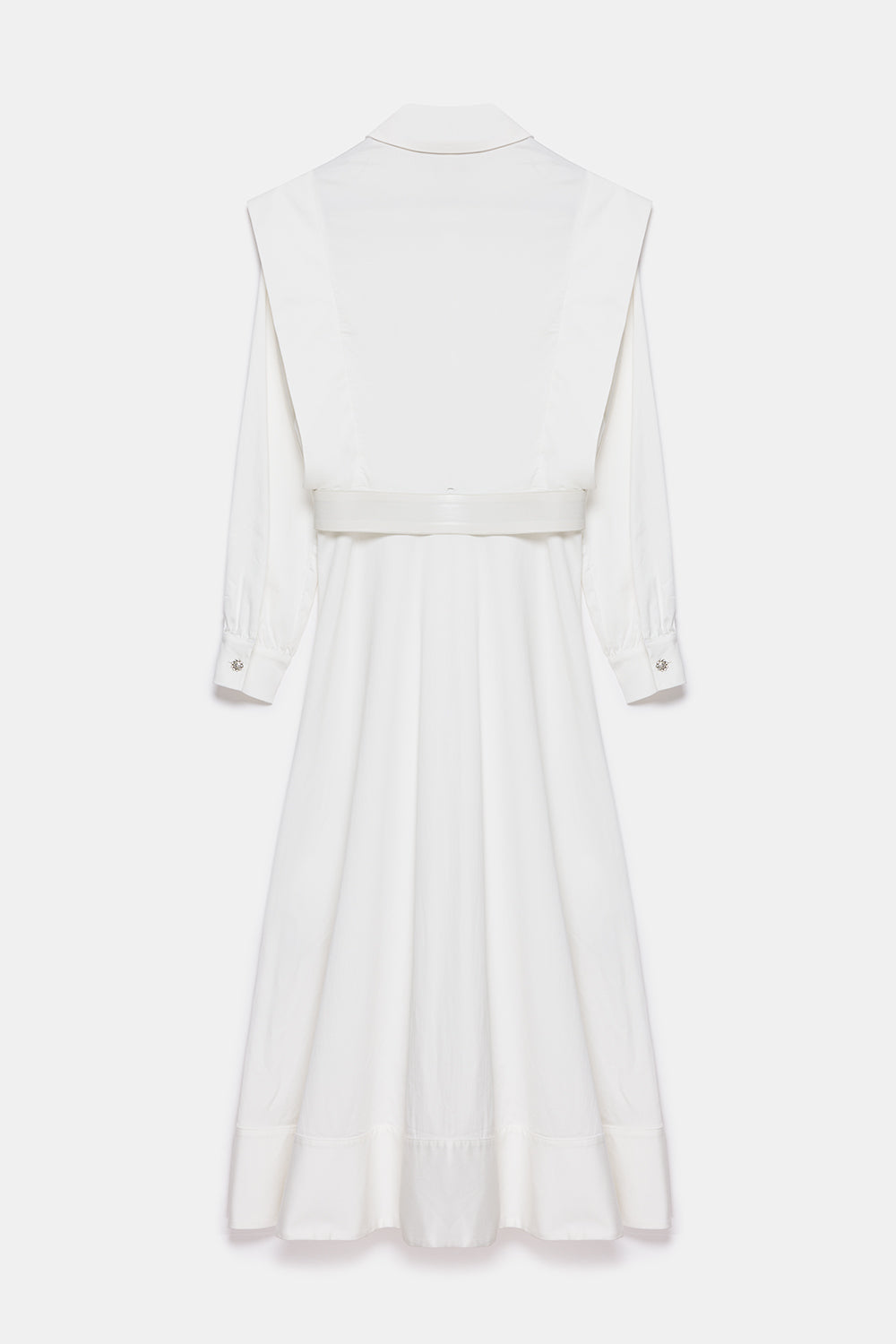 Peploum-Valeria Shirt Maxi Dress-Elbise-3-fleurdirect.live