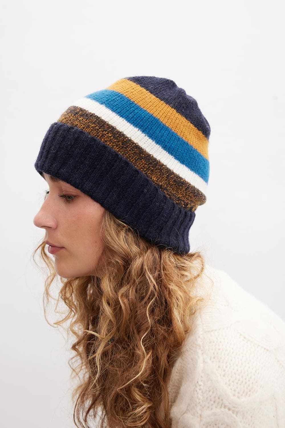Peraluna-Melody Beanie Çizgili Bere Triko Şapka Multi-Bere-3-fleurdirect.live