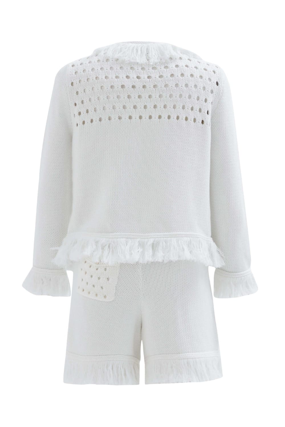 Peraluna-Miyoki̇ Cardigan & Shorts Mevsimlik Pamuklu Kadın Triko Takım Şort-Şort-22-fleurdirect.live