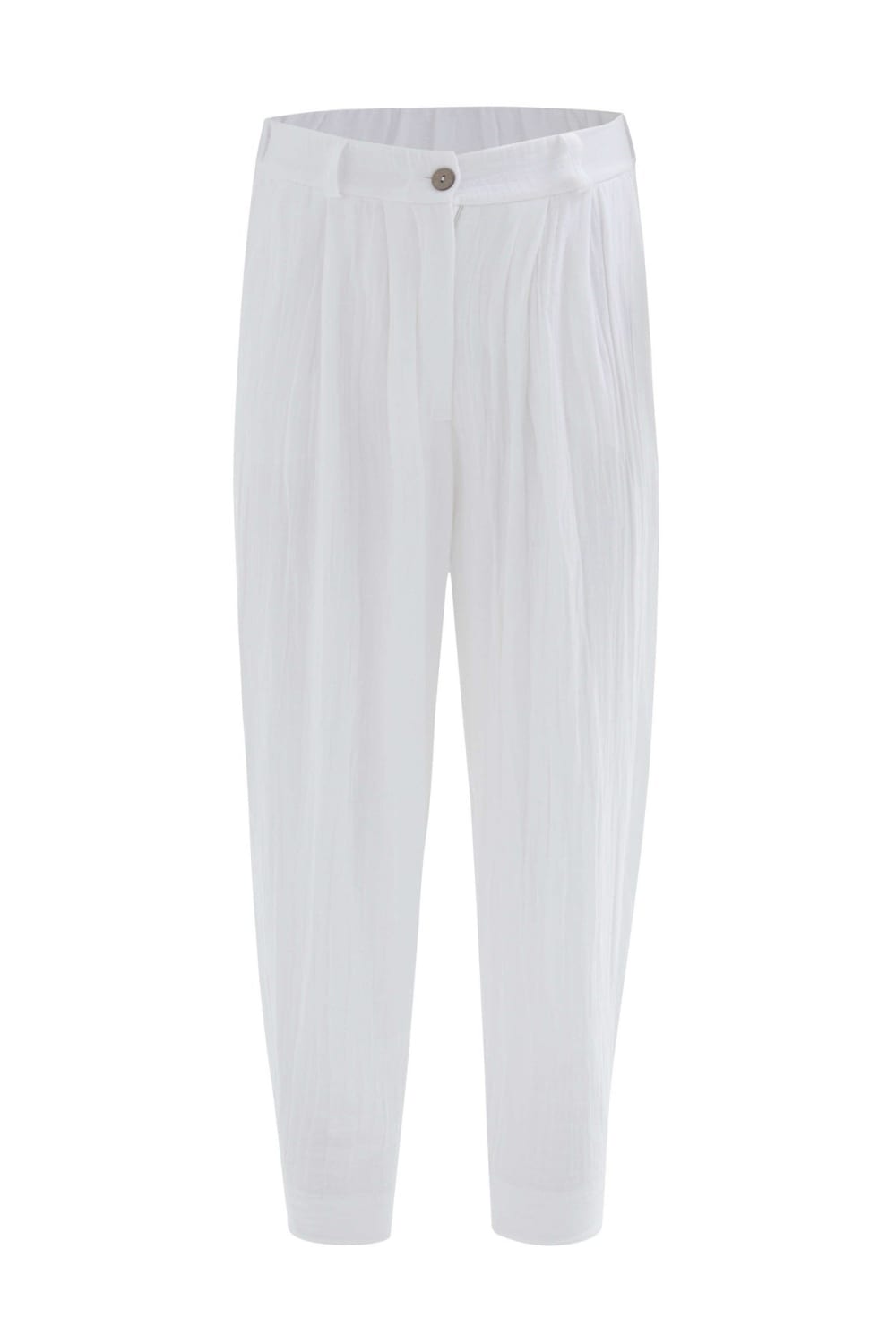 Peraluna-Sandal Trouser Bol Kesim Yazlık Muslin Kadın Kısa Pantolon-Pantolon-8-fleurdirect.live