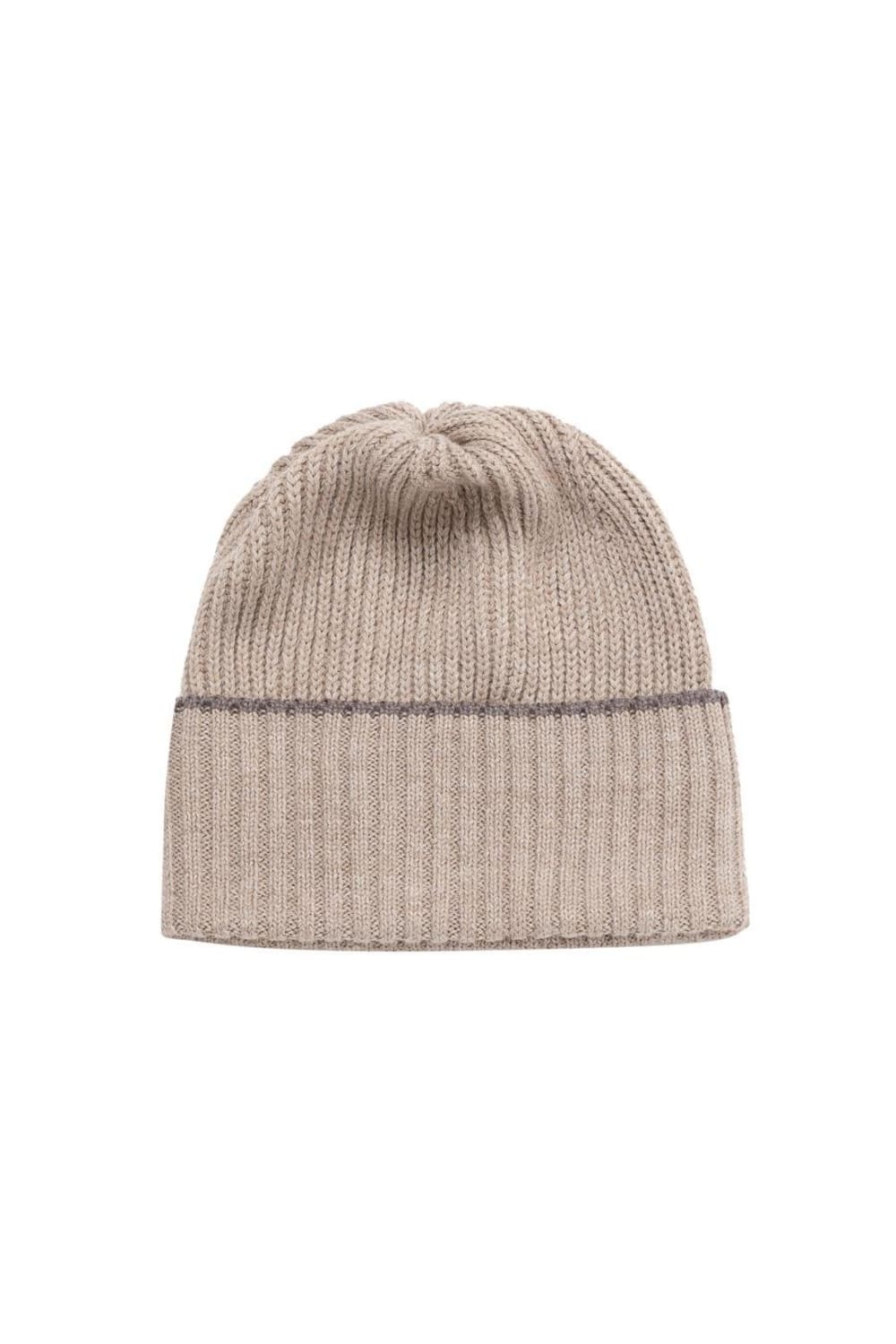 Peraluna-Sorrel Beanie Çizgi Detaylı Ribana Örgü Kadın Triko Bere-Bere-4-fleurdirect.live
