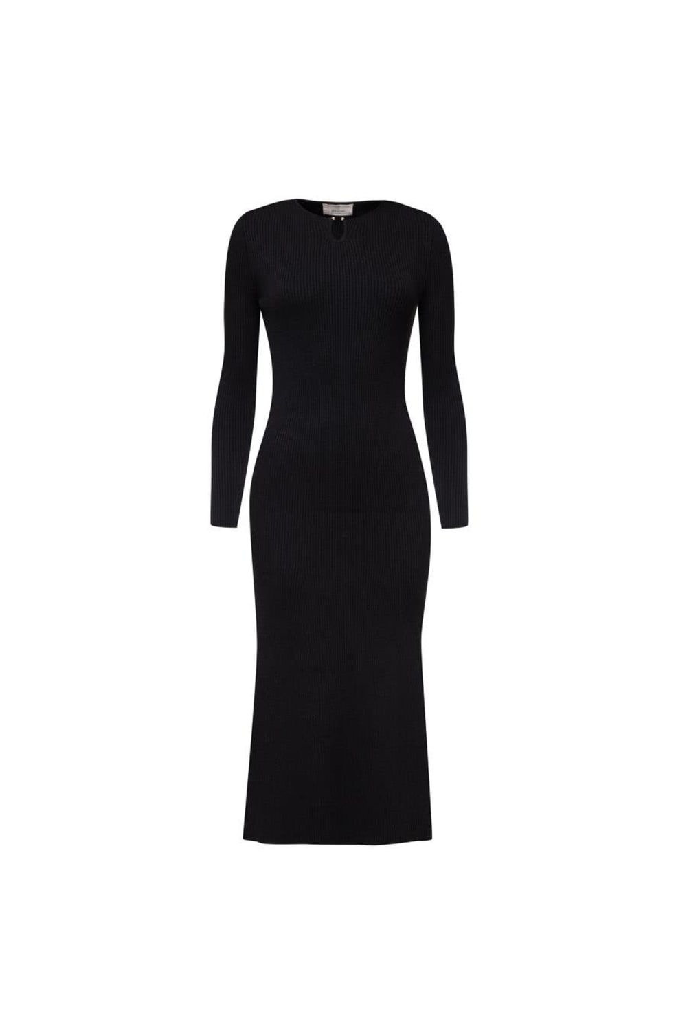 Peraluna-Styleboom X Dorset Dress Toka Detaylı Ribana Örgü Midi Kadın Triko Elbise-Elbise-11-fleurdirect.live