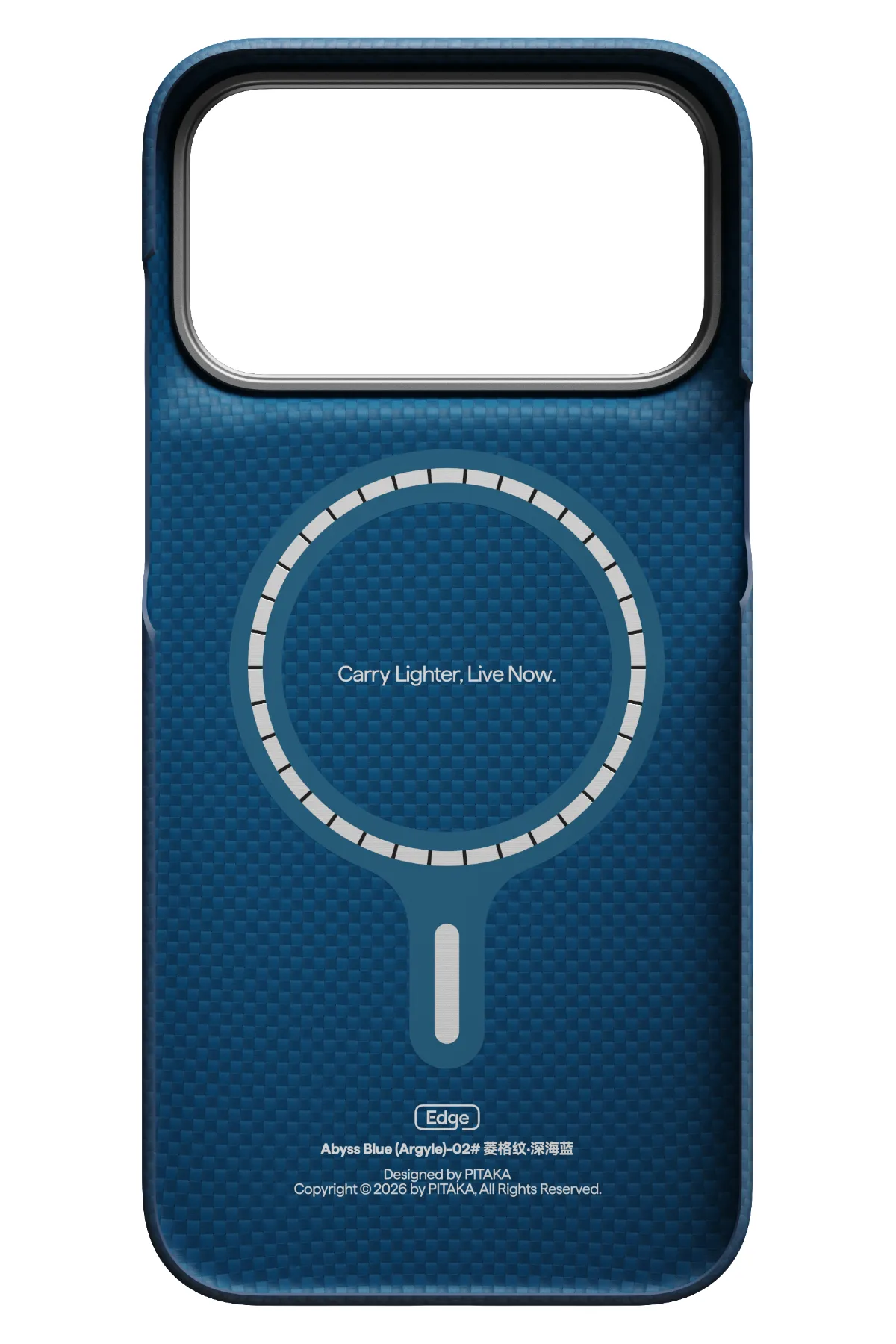 Edge Iphone 18 Pro Magsafe Uyumlu Kılıf Abyss Blue