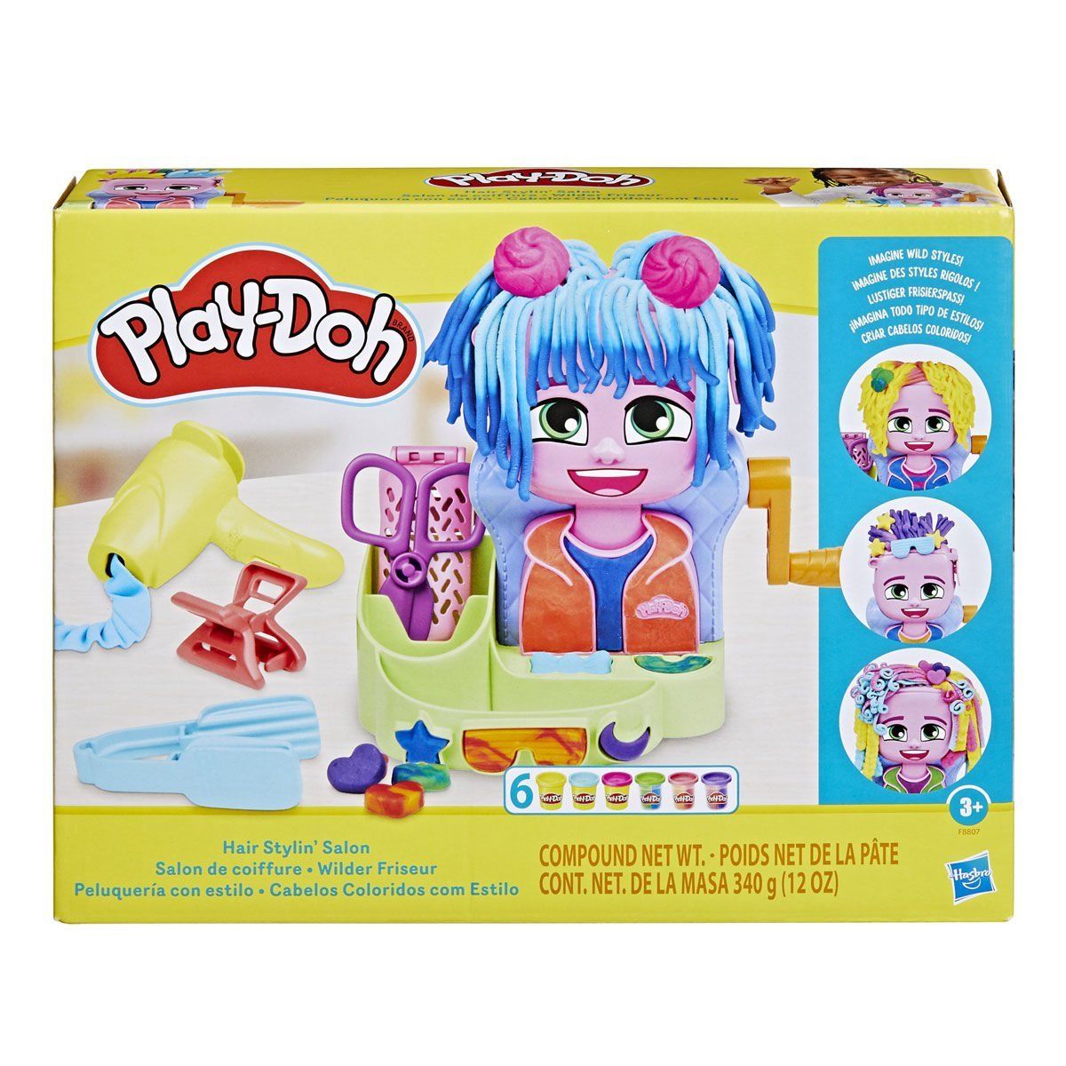 Play Doh-Renkli Kuaför Salonu+3 Yaş-Oyun Hamurları ve Setleri-1-fleurdirect.live