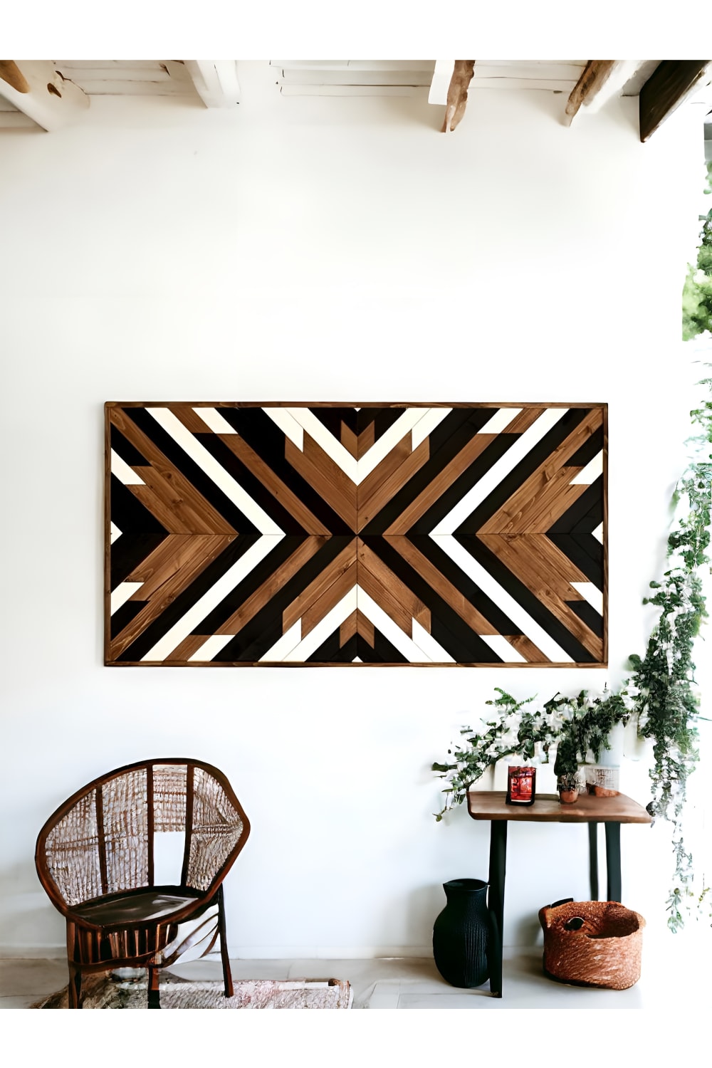 Postotto Design Studio-Serenity Blend Ahşap Tablo-Tablo-1-fleurdirect.live