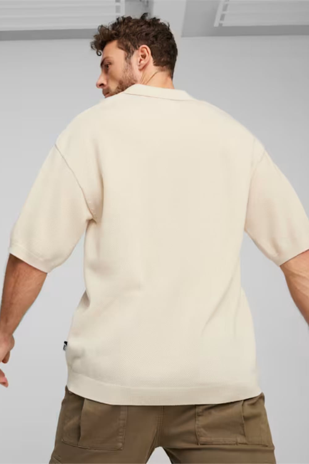 Puma-Basketball Nostalgia Knitted Polo-Alpine Snow-Sweatshirts & Hoodies-4-fleurdirect.live