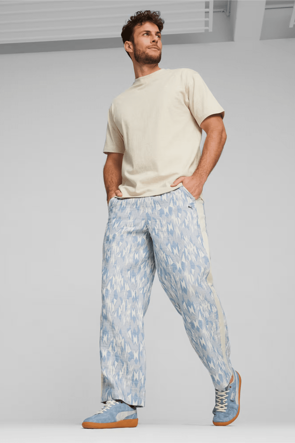 Puma-Basketball Nostalgia T7 Chino Pants-Zen Blue-Eşofman-1-fleurdirect.live