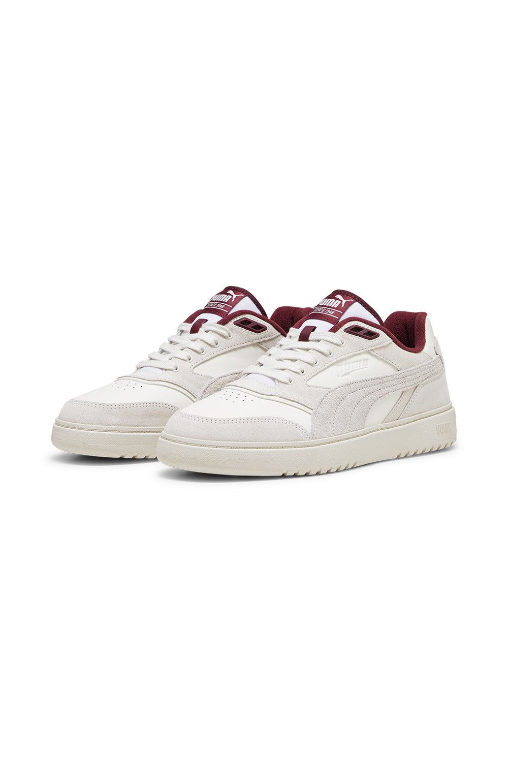 Puma-Doublecourt PRM Warm White Dark Jasper-Sneakers-3-fleurdirect.live