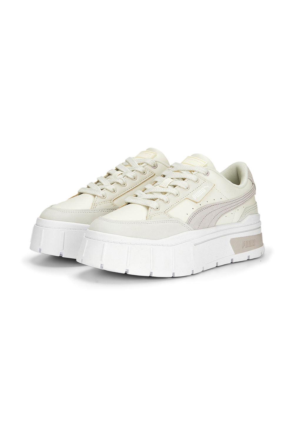 Puma-Mayze Stack Luxe Wns Marshmallow Marble-Sneakers-2-fleurdirect.live