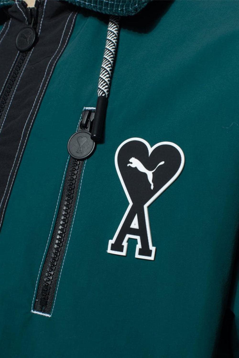 Puma-PUMA x AMI Jacket Varsity Green-Mont-5-fleurdirect.live