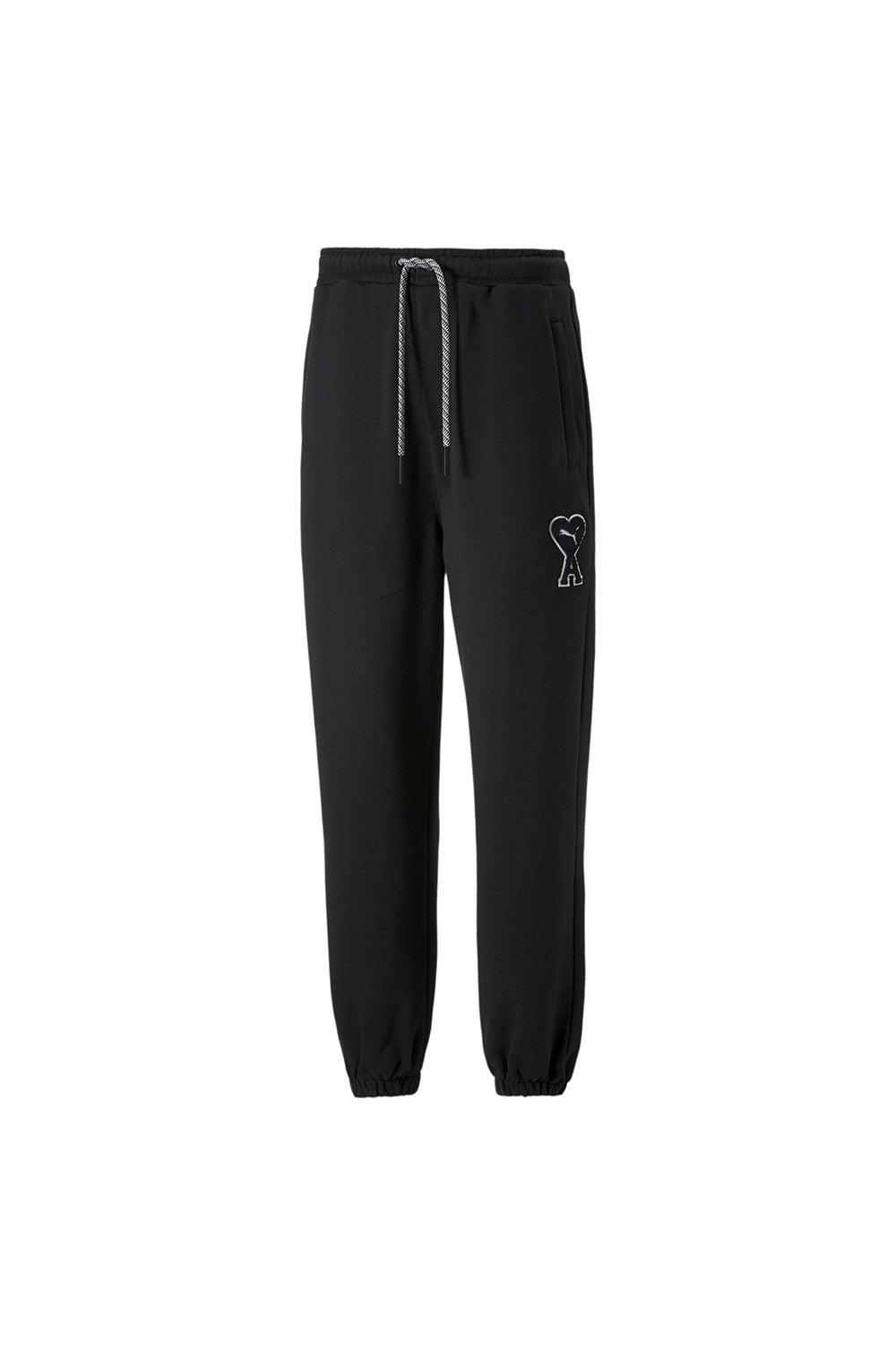 Puma-PUMA x AMI Sweatpants Puma Black-Eşofman-1-fleurdirect.live