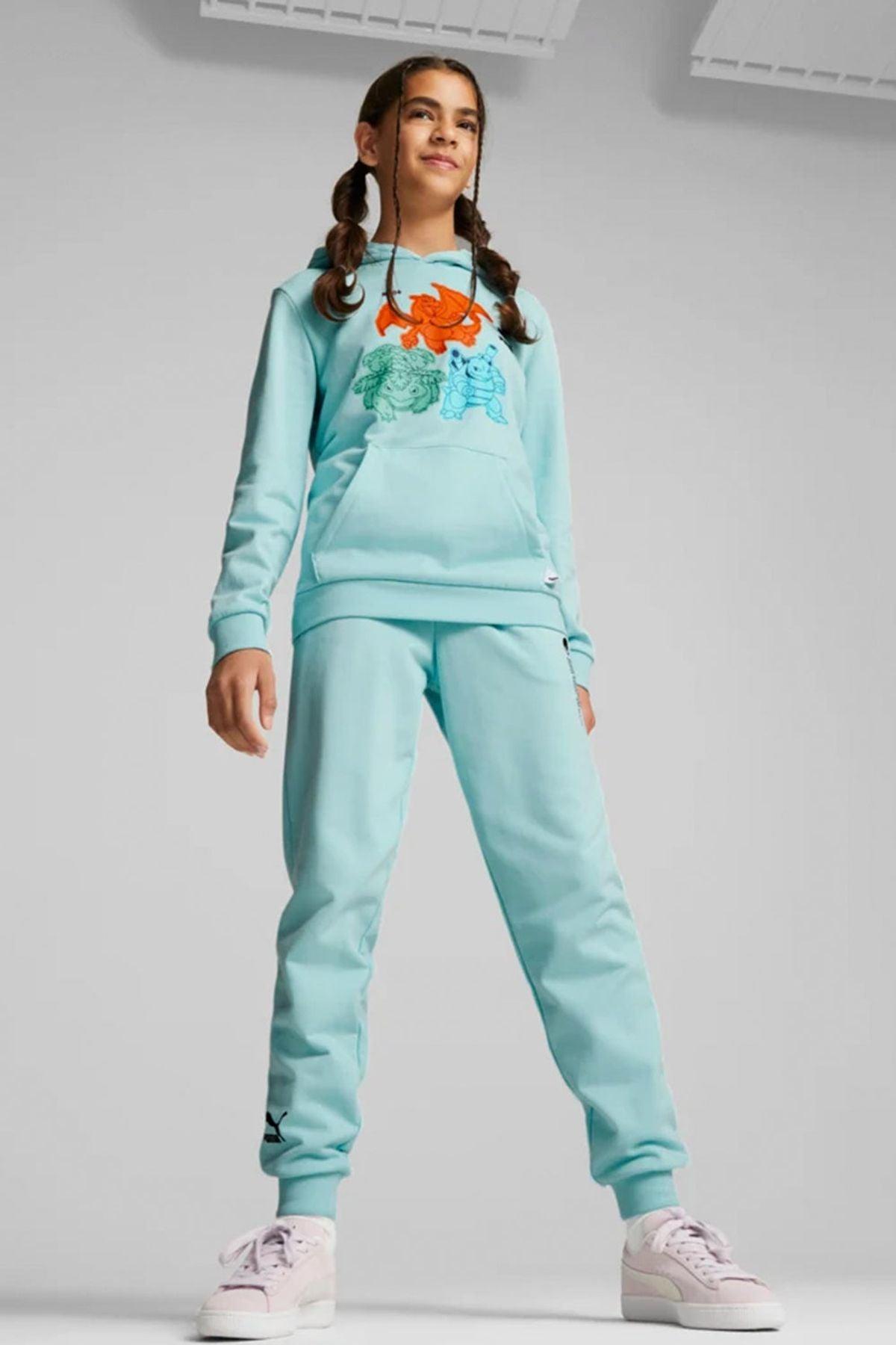 Puma-PUMA x POKEMON Sweatpants Kids Lig-Eşofman-1-fleurdirect.live