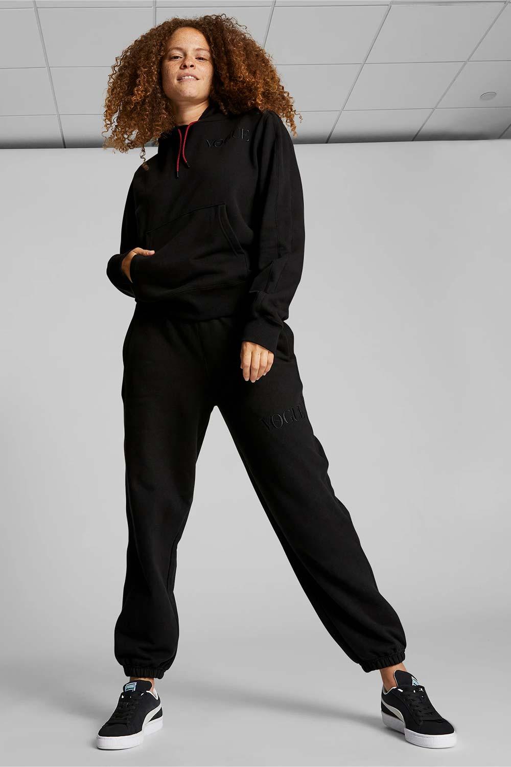 Puma-PUMA x VOGUE Hoodie TR Puma Black-Sweatshirts & Hoodies-3-fleurdirect.live