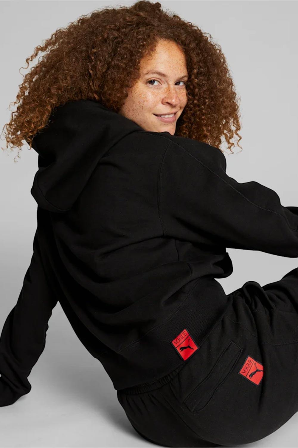Puma-PUMA x VOGUE Hoodie TR Puma Black-Sweatshirts & Hoodies-4-fleurdirect.live
