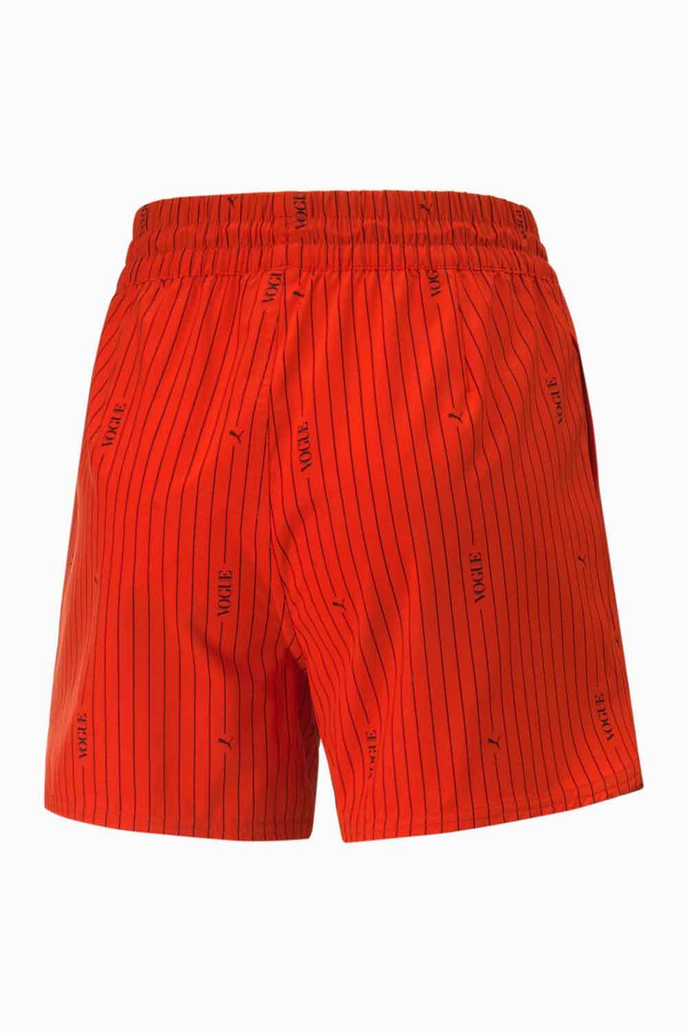Puma-PUMA x VOGUE Woven Shorts Fiery Red-Şort-2-fleurdirect.live
