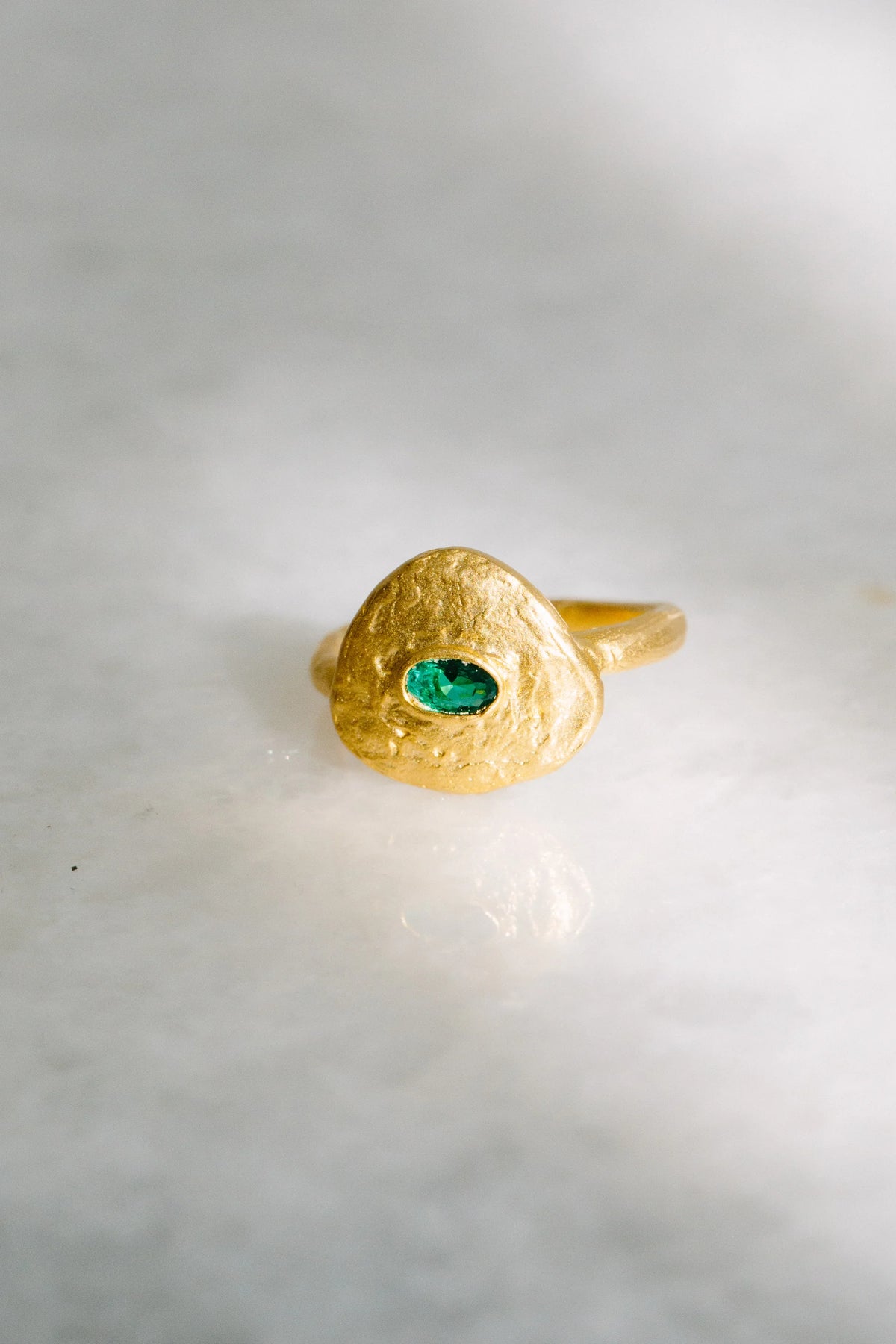 Celestina Yüzük - Emerald Green