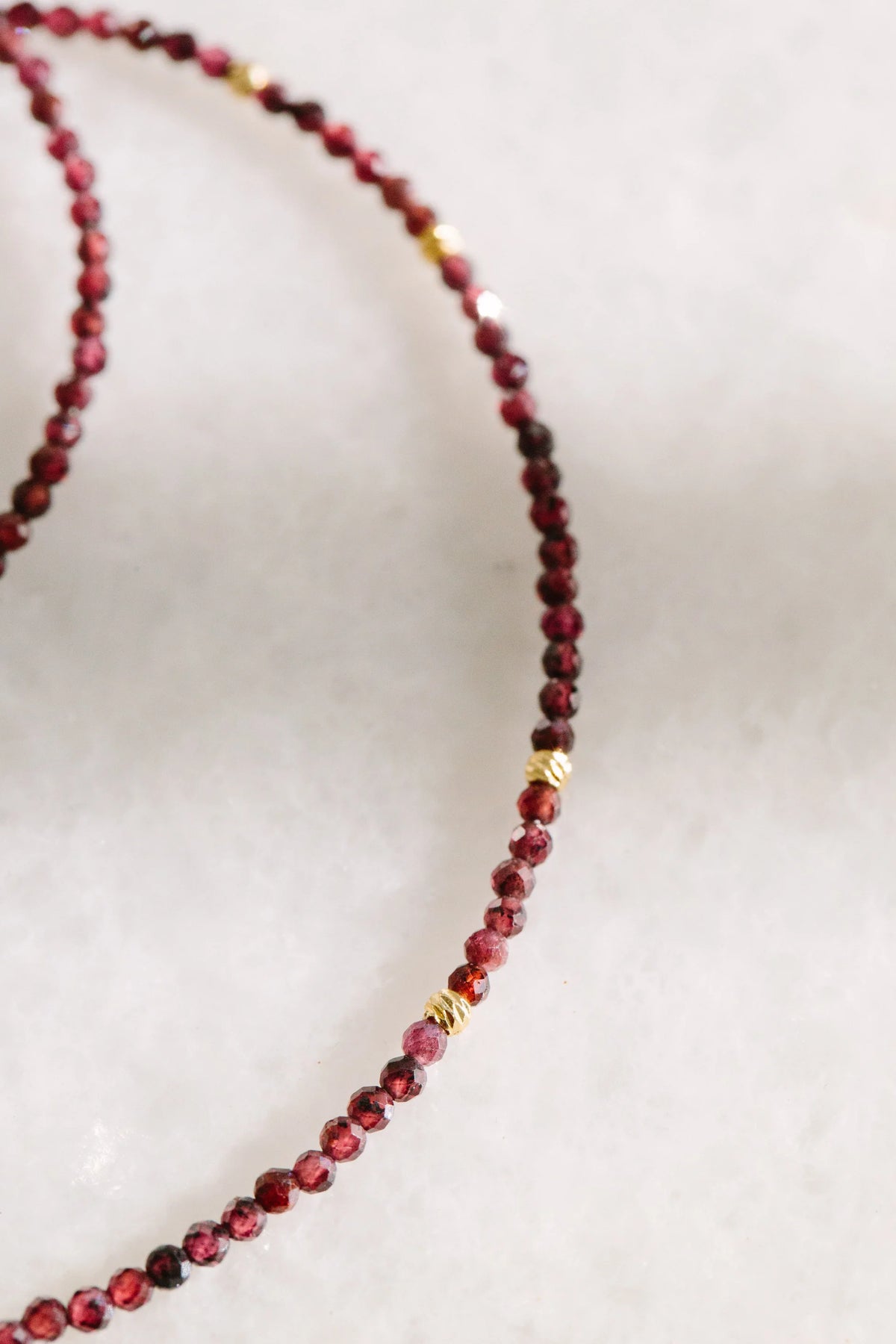 Lumina Lal Taşı Ve Yakut Kolye - Ruby Red