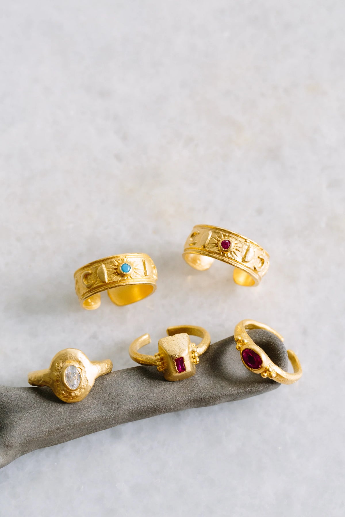 Solenne Yüzük - Emerald Green