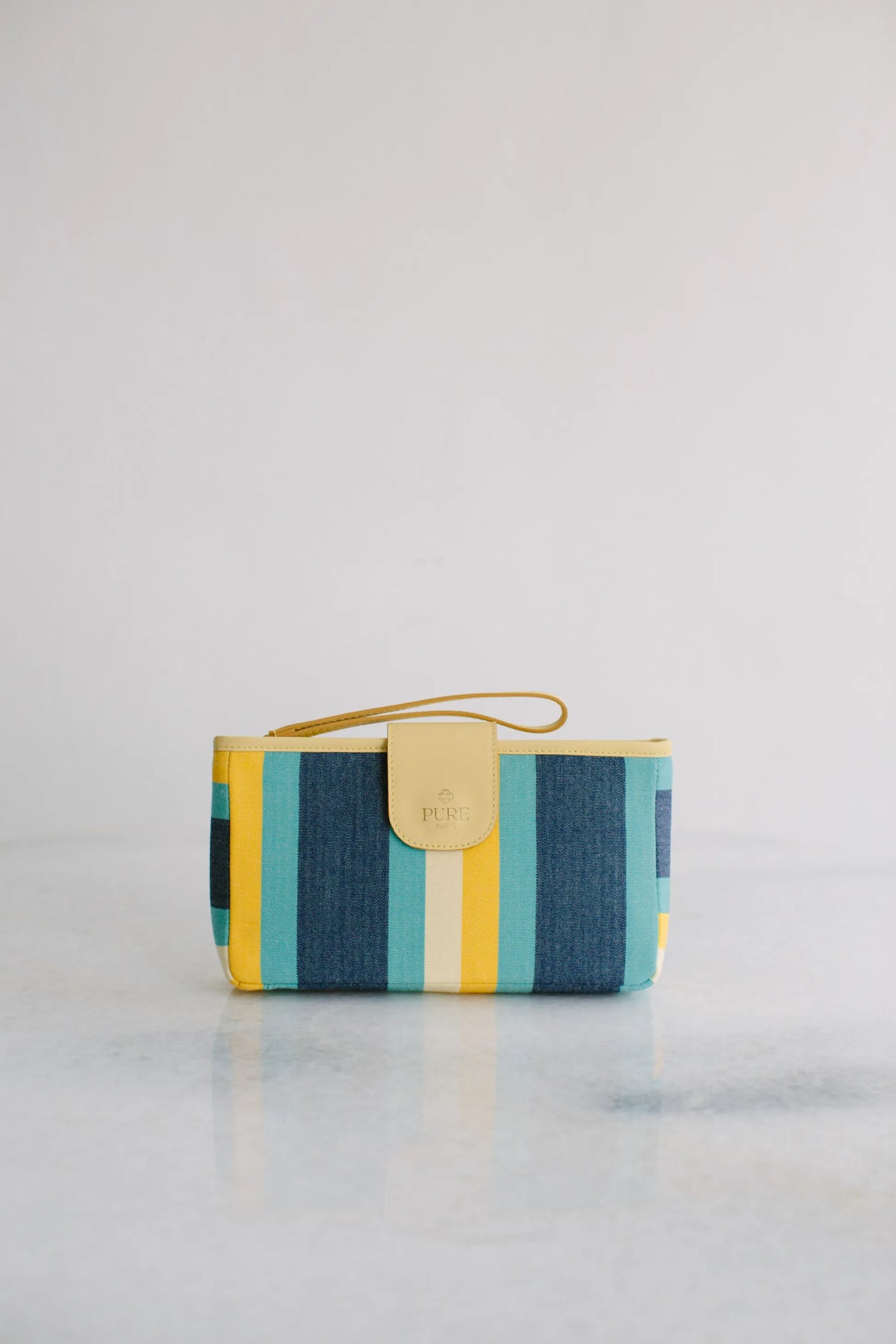 Pure Paris-Resort Clutch Bag – Sunrise Blue-El Çantası-1-fleurdirect.live