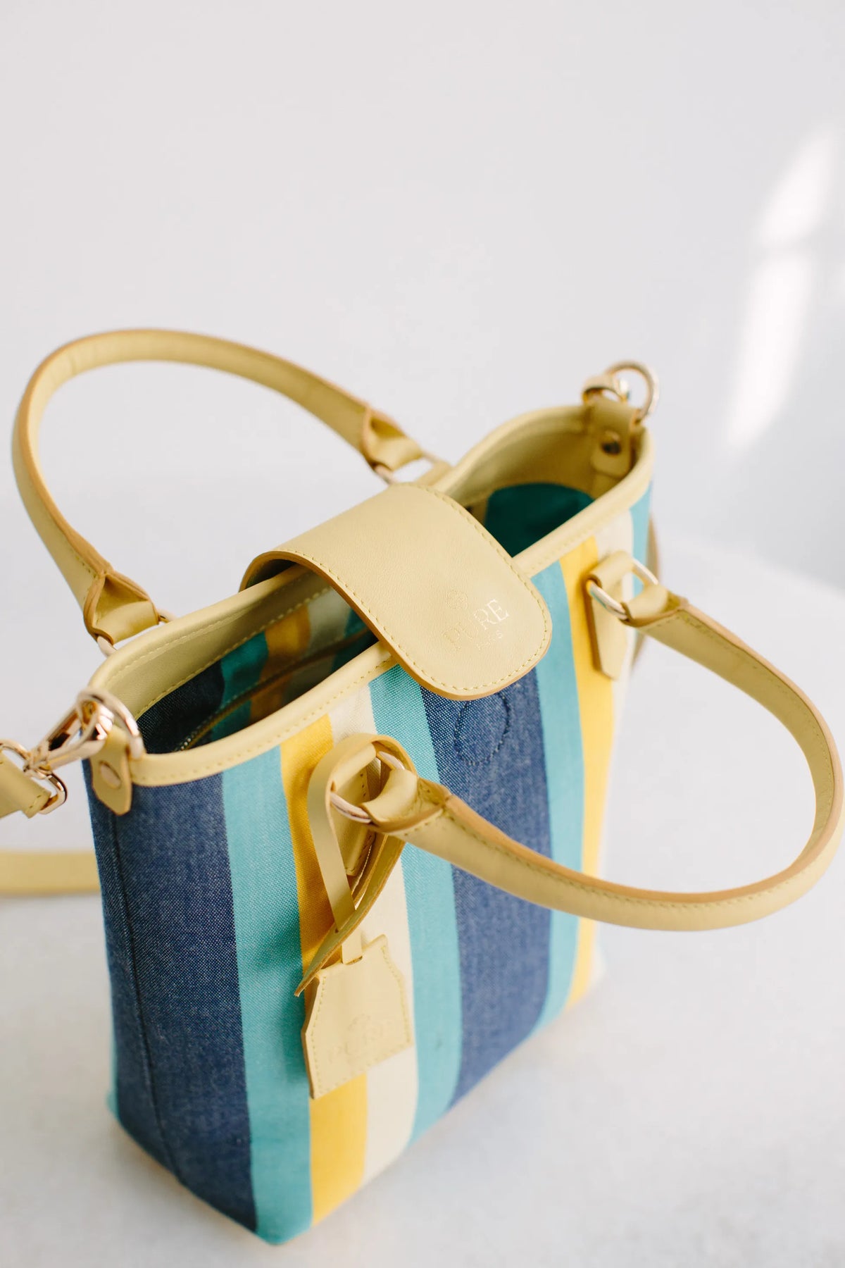 Pure Paris-Resort Tote Bag – Sunrise Blue-Tote Bag-6-fleurdirect.live