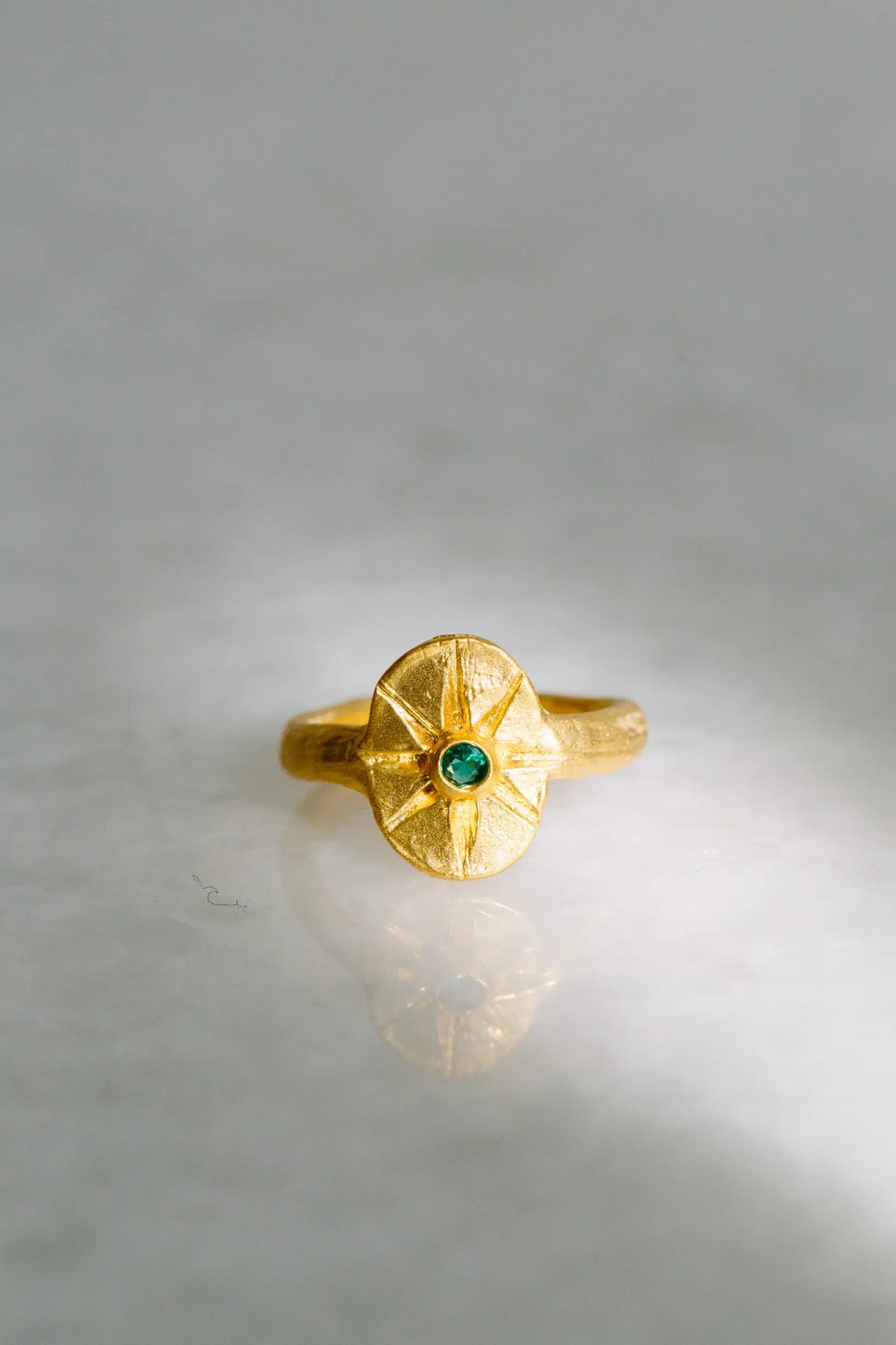 Solenne Yüzük - Emerald Green
