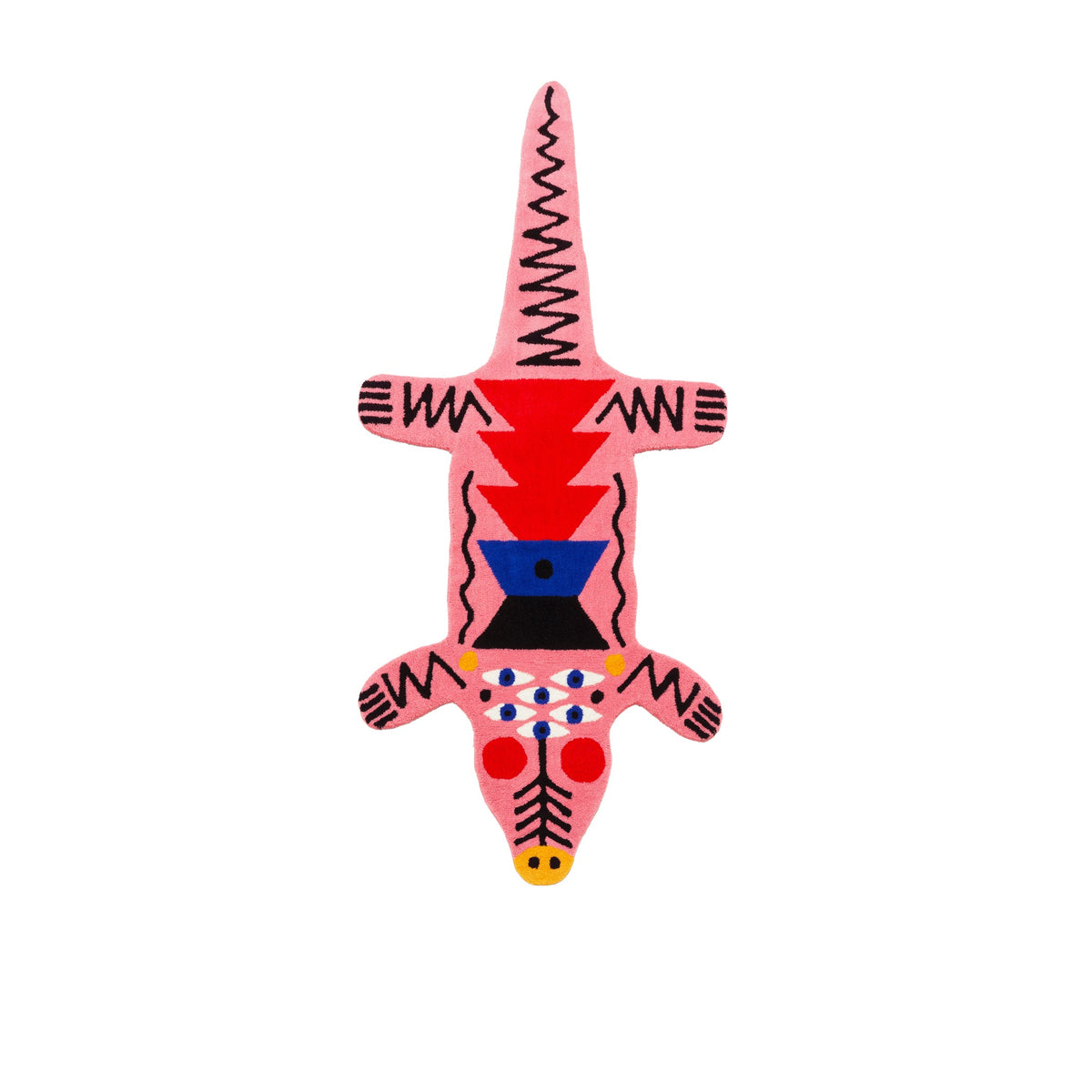 Oggian Crocopink Orta Boy Halı (74Cm X 165Cm)