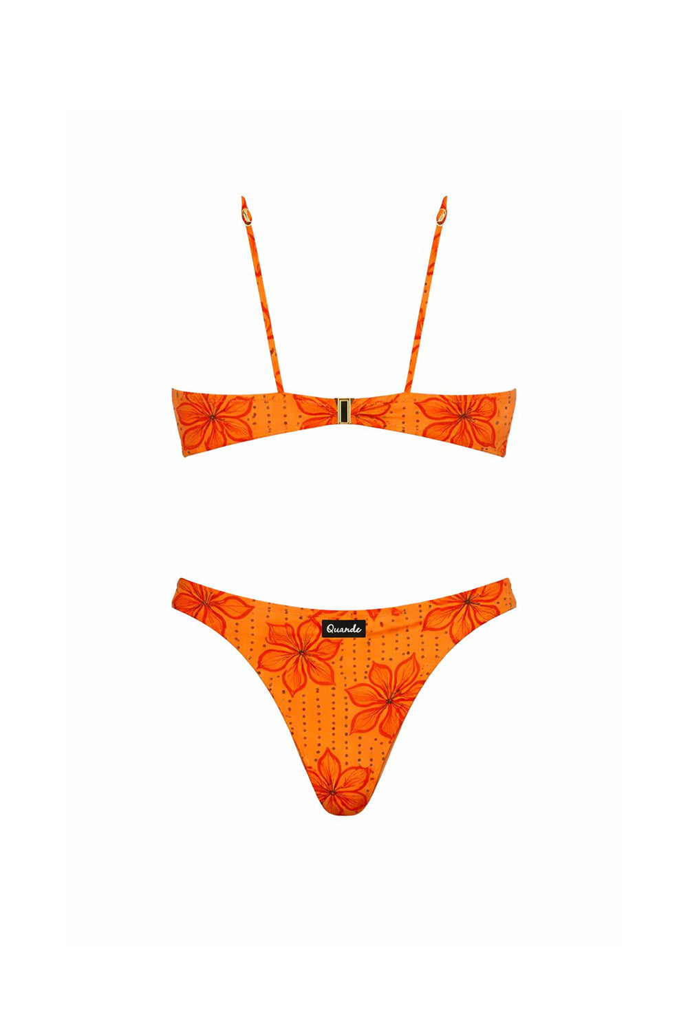 Quande-Sassy Crop Bikini // Qn-915 Tek Alt-Bikini & Mayo-2-fleurdirect.live