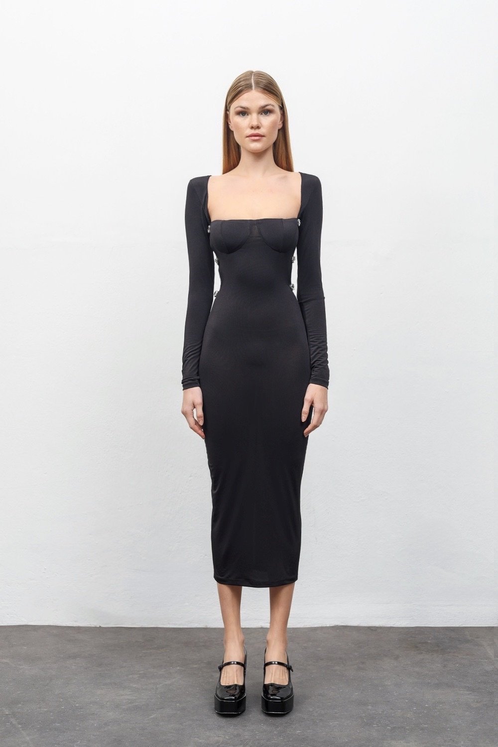 RAN-Diamond Heart Dress-Elbise-1-fleurdirect.live