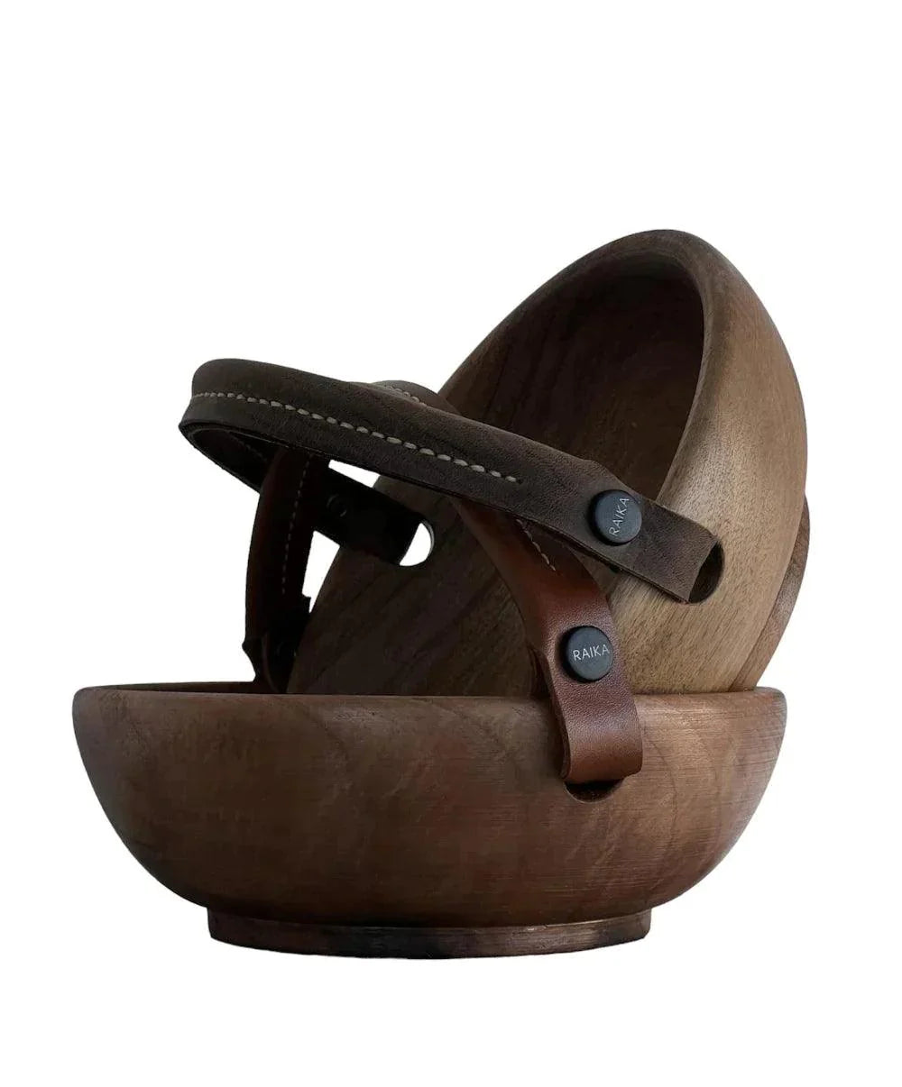 Raika Studio-Pia Walnut-brown Bowl-Tabak & Kase-2-fleurdirect.live
