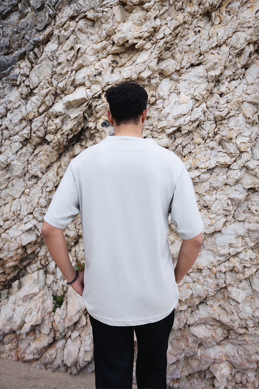 Ramme-Quote Gri Still Friday Nakışlı Erkek T-shirt-T-Shirts-3-fleurdirect.live