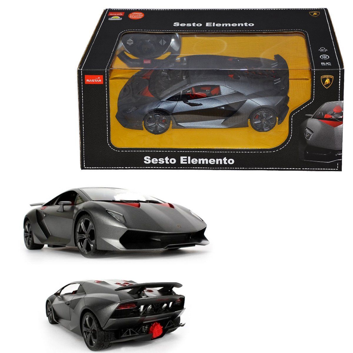 Rastar-Lamborghini Sesto Elemento Uzaktan Kumandalı Işıklı Araba-Uzaktan Kumandalı Araçlar-1-fleurdirect.live