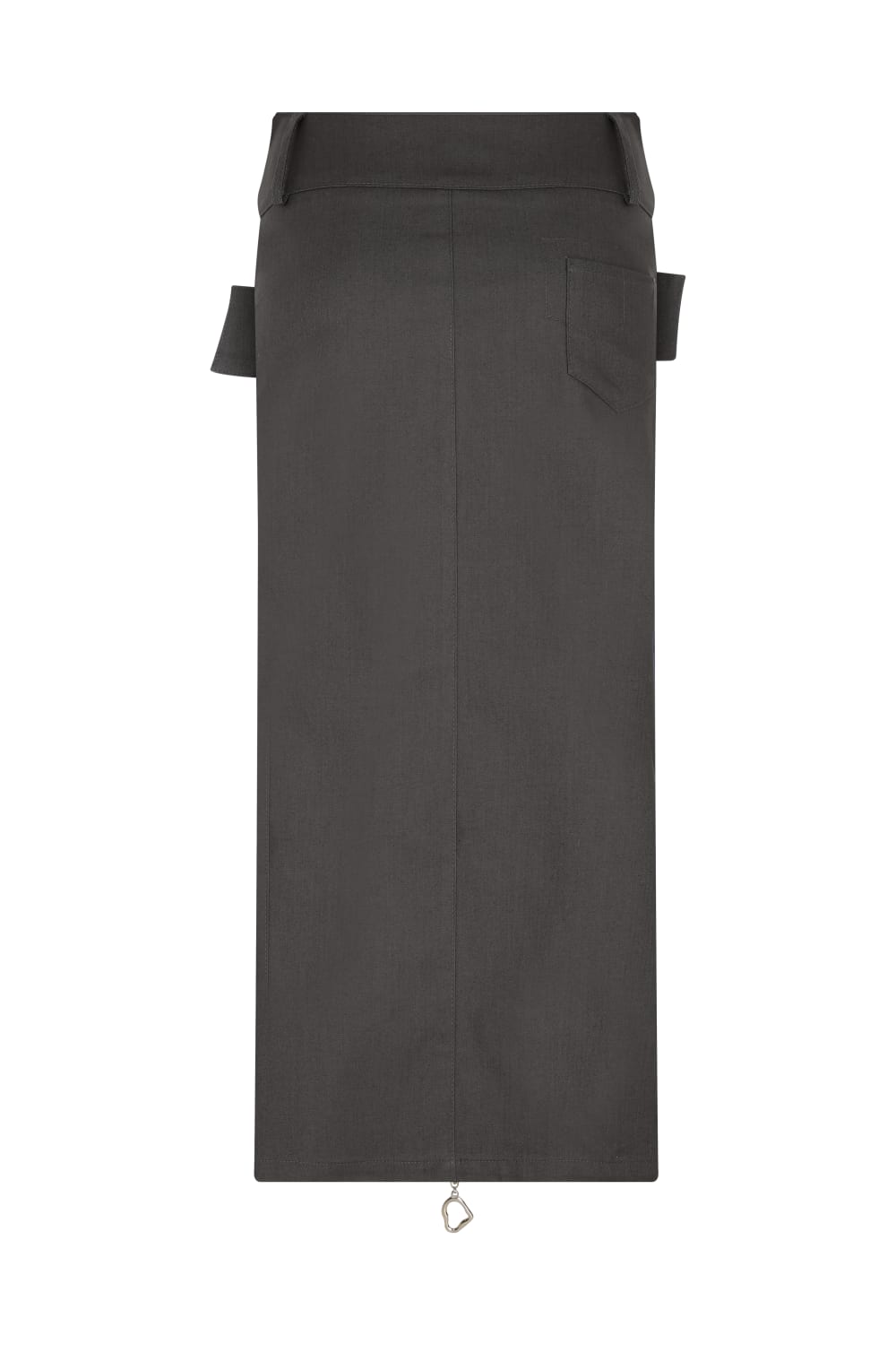 Recordis Paris-Luce Buckle Midi Skirt-Etek-4-fleurdirect.live