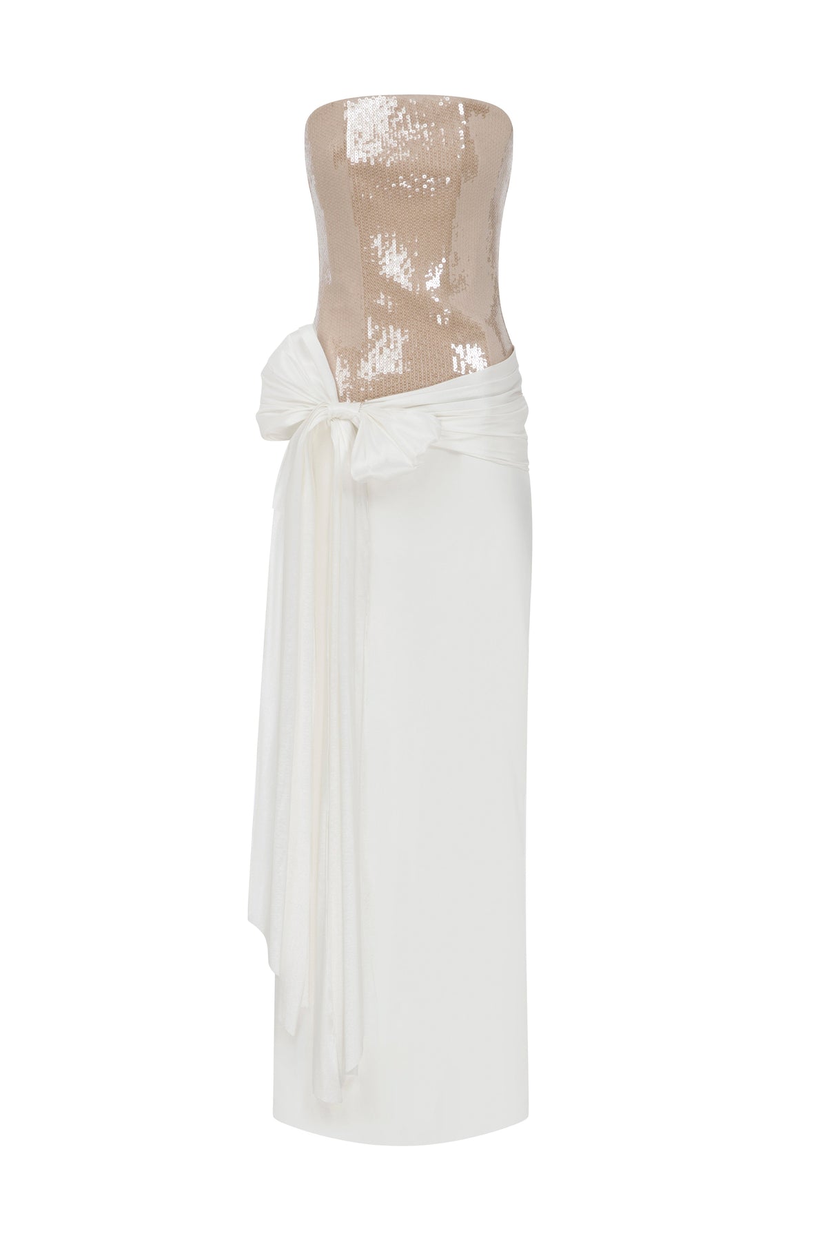 Roccie-Isabella Strapless Long Dress-Elbise-5-fleurdirect.live