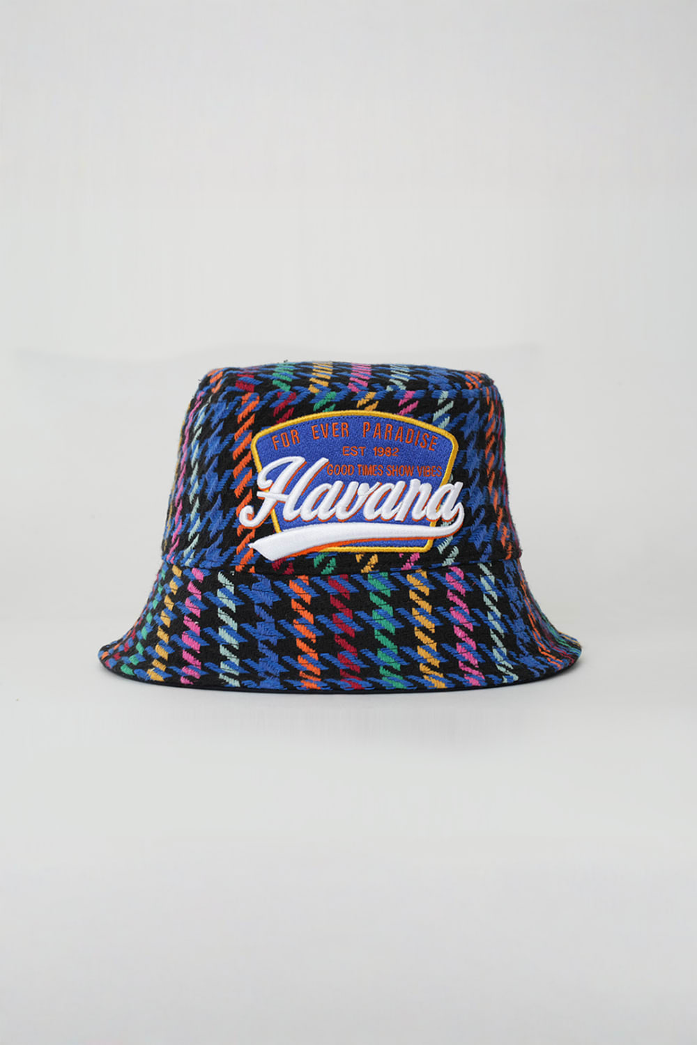 RustandRich-Bucket Şapka City's Collection Havana İndigo Unisex-Şapka-1-fleurdirect.live
