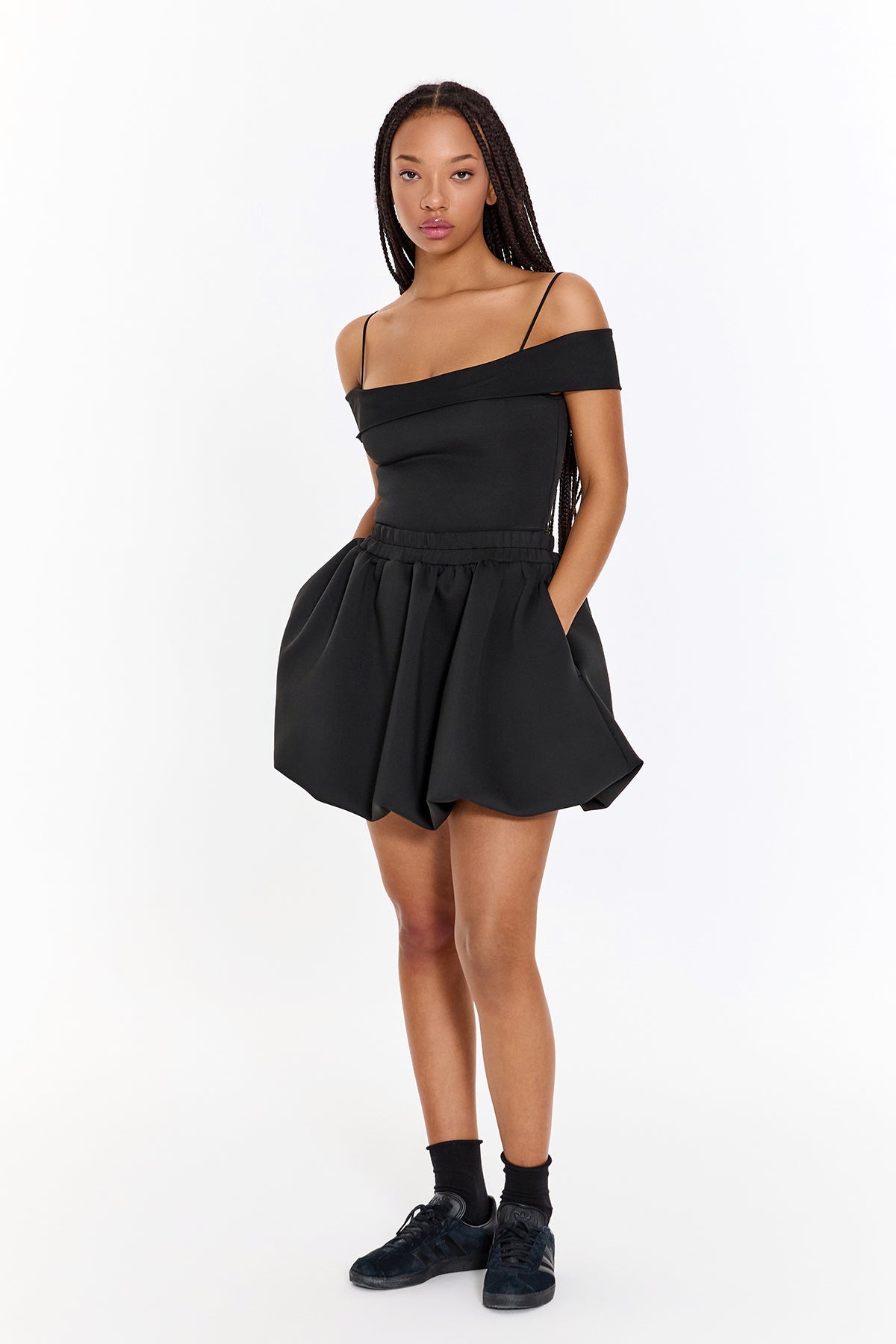 SBNM-Black Bubble Balloon Skirt-Etek-5-fleurdirect.live