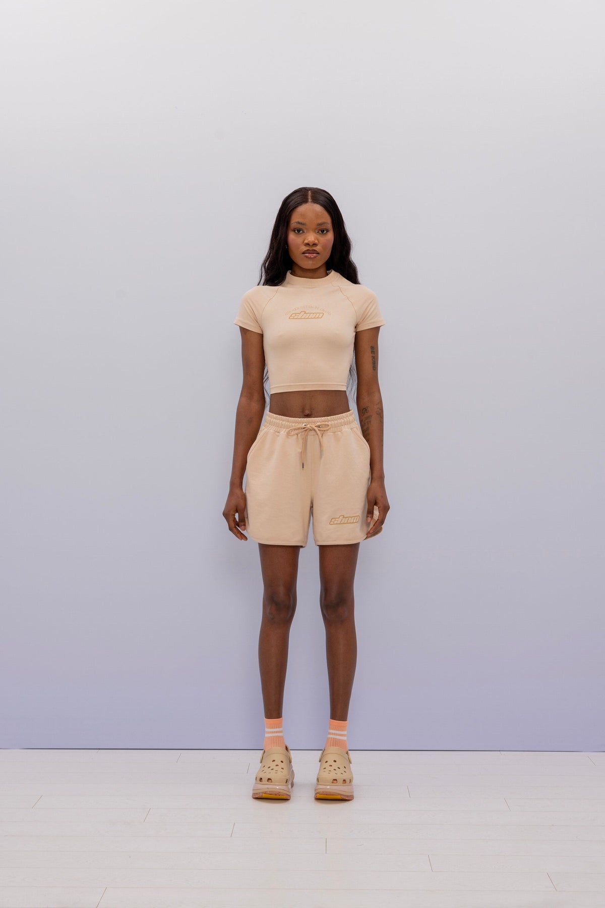 SBNM-'' Calm Mind'' Contrast Short-Şort-1-fleurdirect.live
