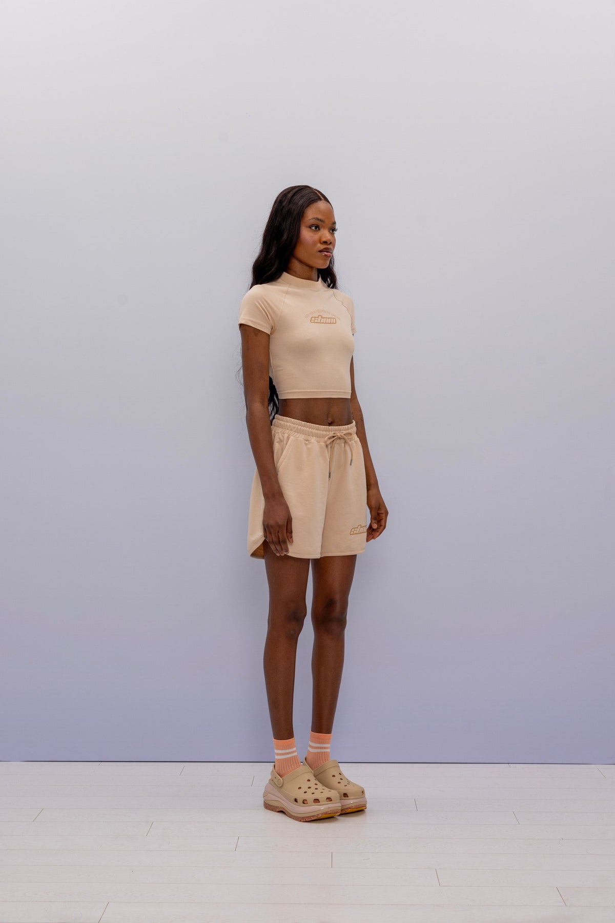 SBNM-'' Calm Mind'' Contrast Short-Şort-4-fleurdirect.live