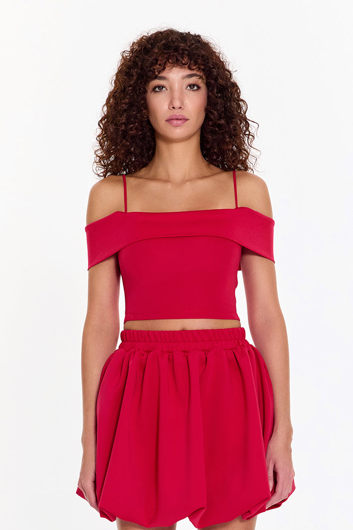 SBNM-Pink Off Shoulder Top-Top-1-fleurdirect.live