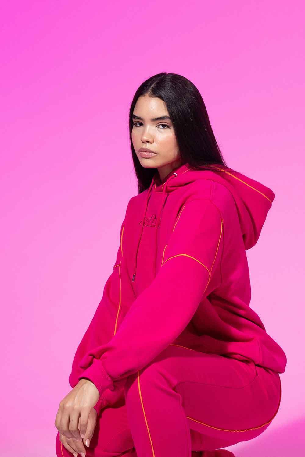 SBNM-Ruby Pink Sweatshirt-Sweatshirts & Hoodies-3-fleurdirect.live
